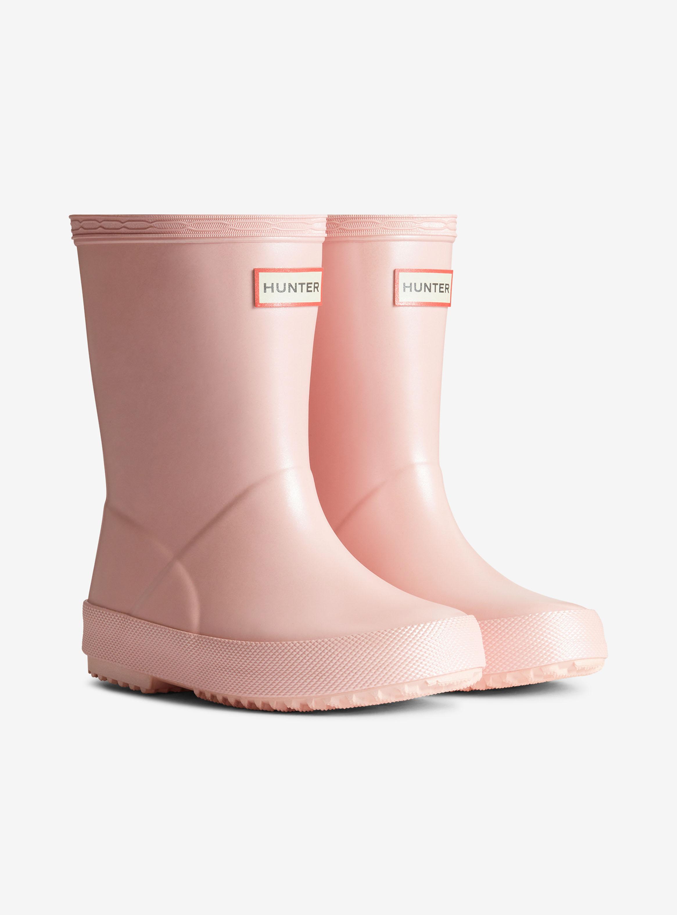 Bota de Agua Lisa Infantil Niña-1