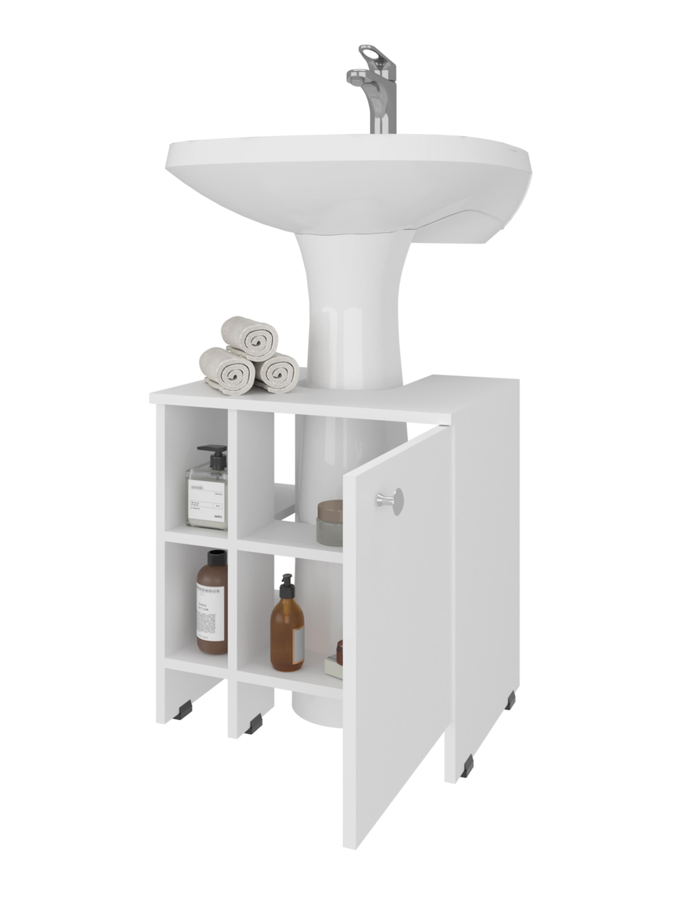 Optimizador Lavamanos Bath 47-A 1 Puerta Blanco-3