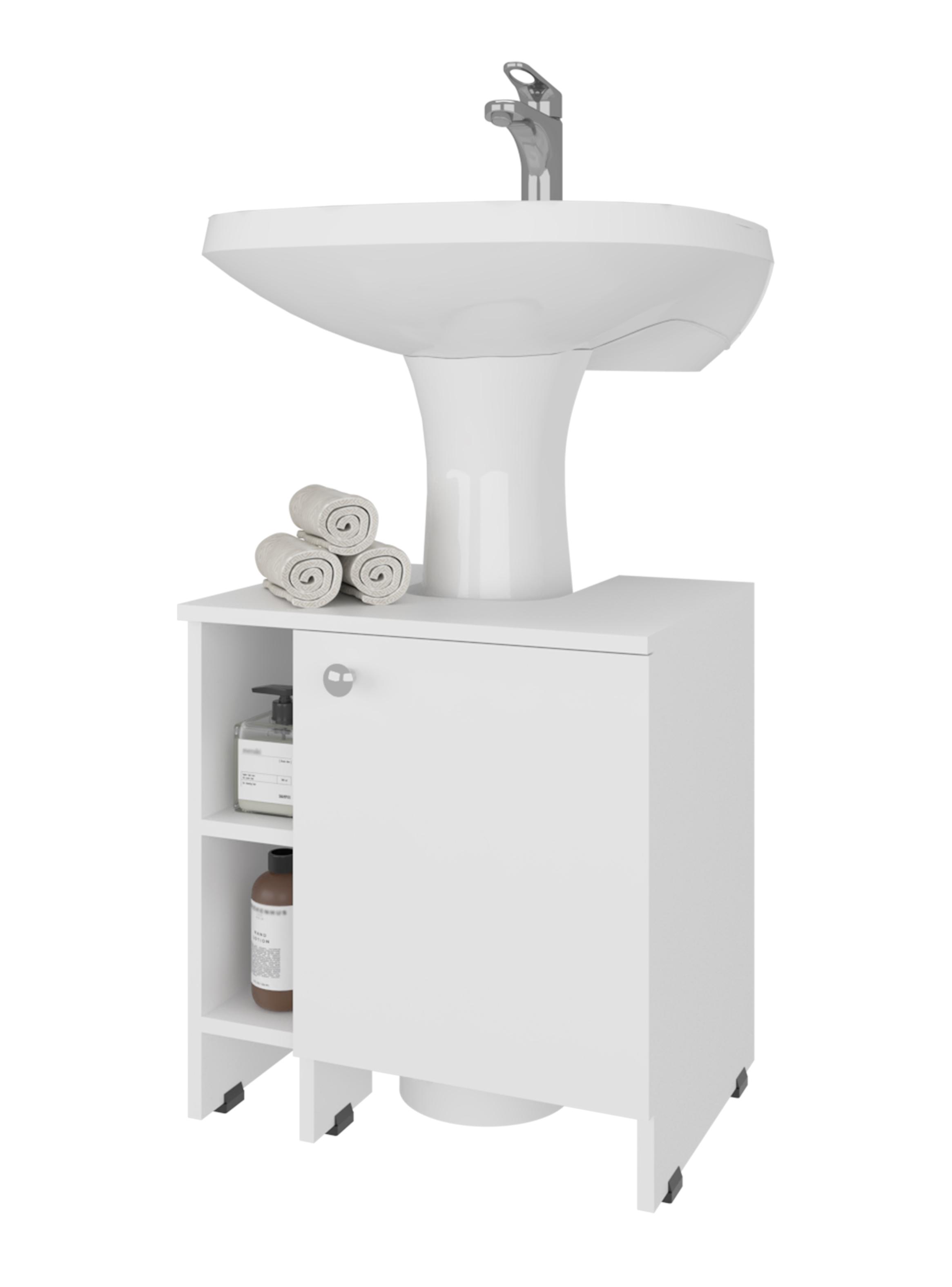 Optimizador Lavamanos Bath 47-A 1 Puerta Blanco-2