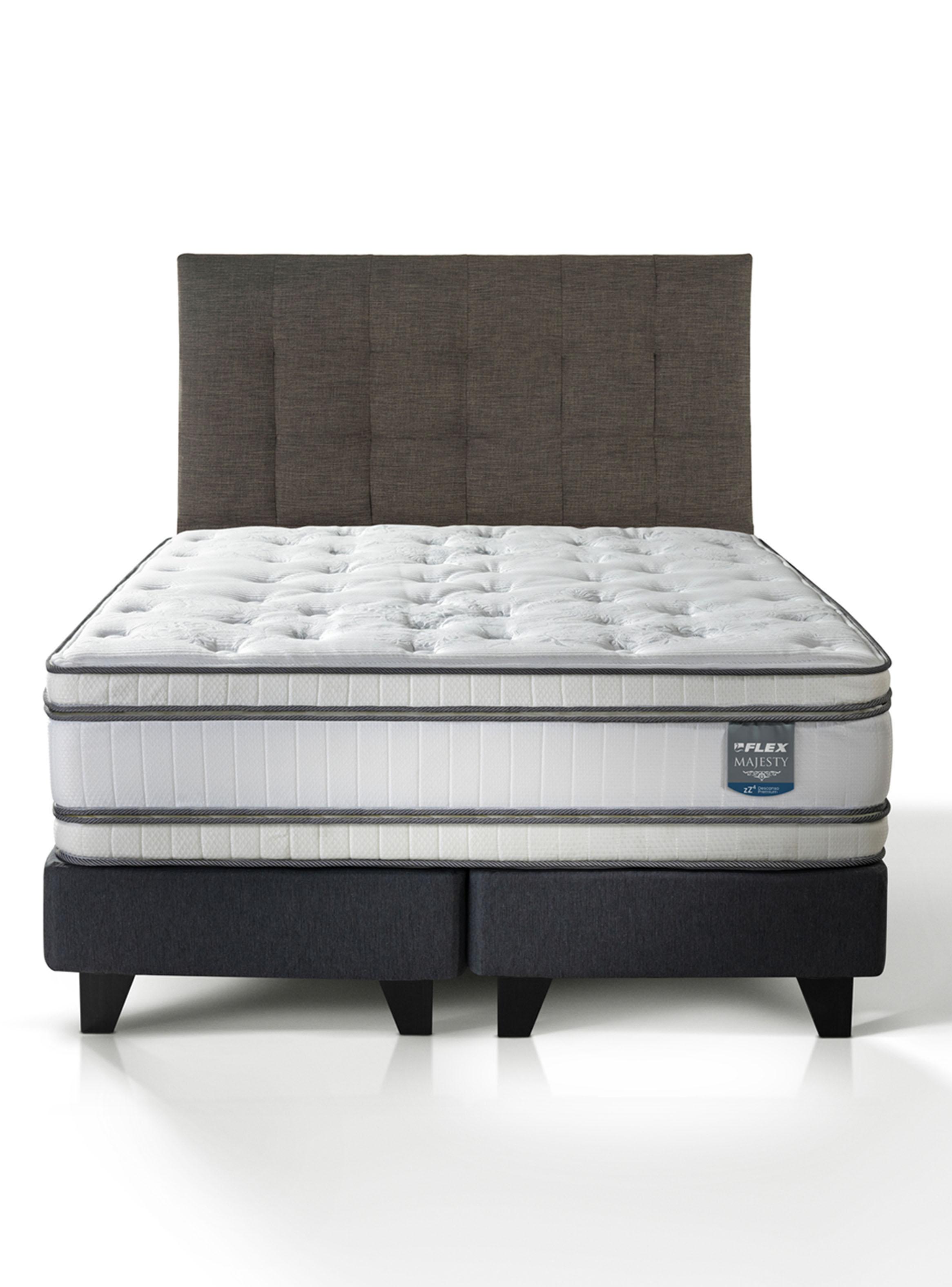 Cama Europea Majesty 2 Plazas + Respaldo Design-2