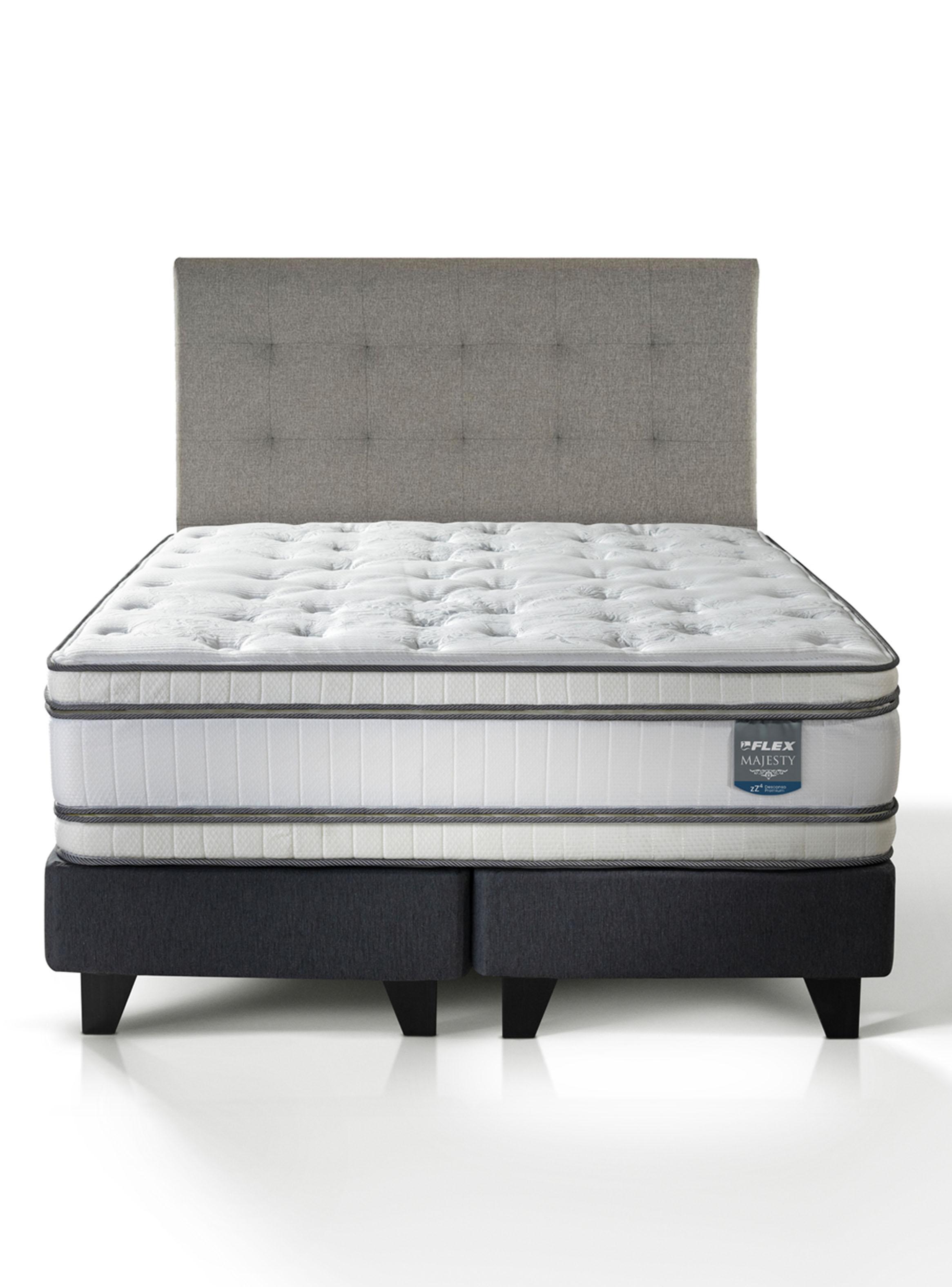 Cama Europea Majesty 2 Plazas + Respaldo Design-2