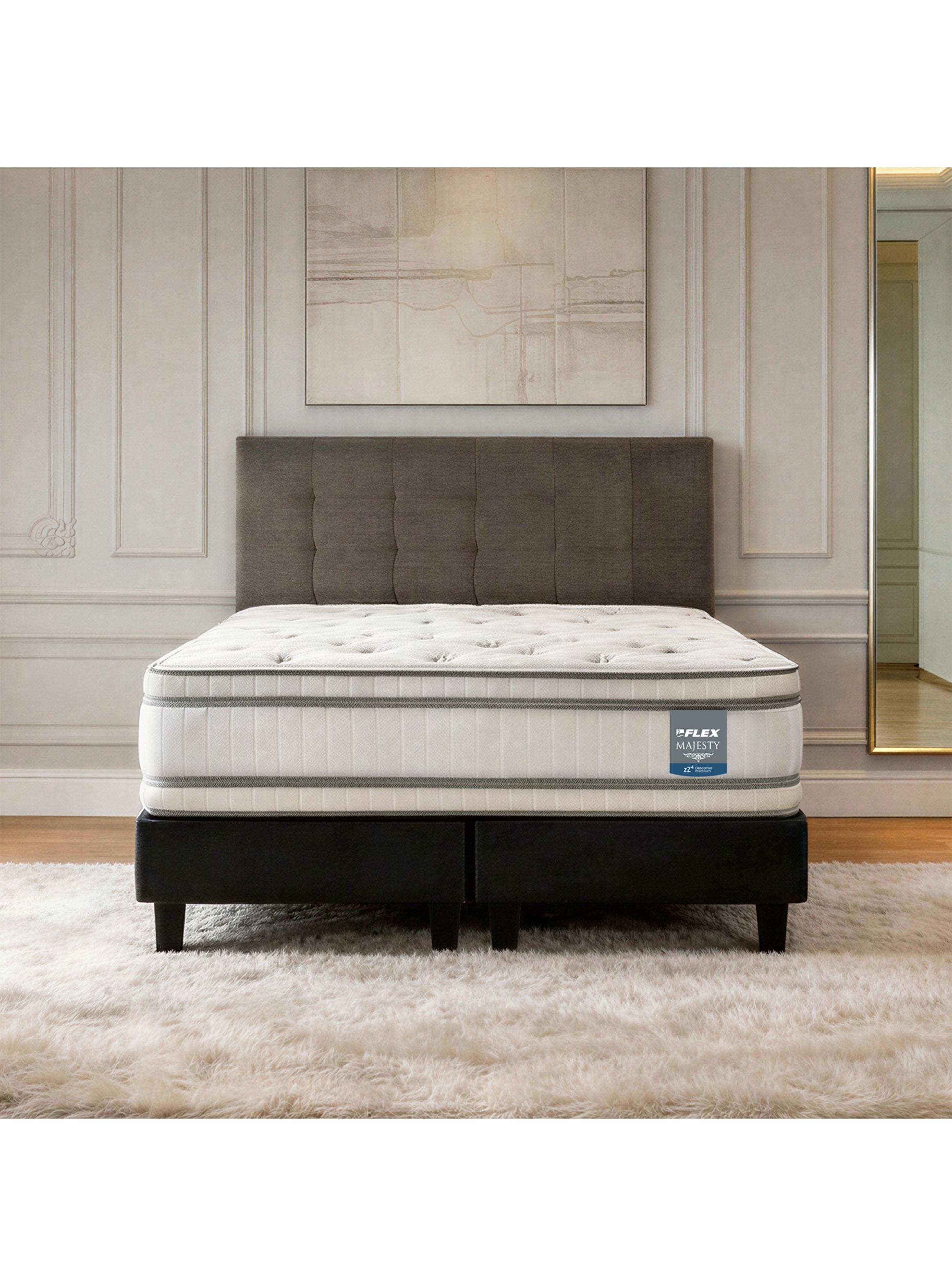 Cama Europea Majesty King + Respaldo Design-5
