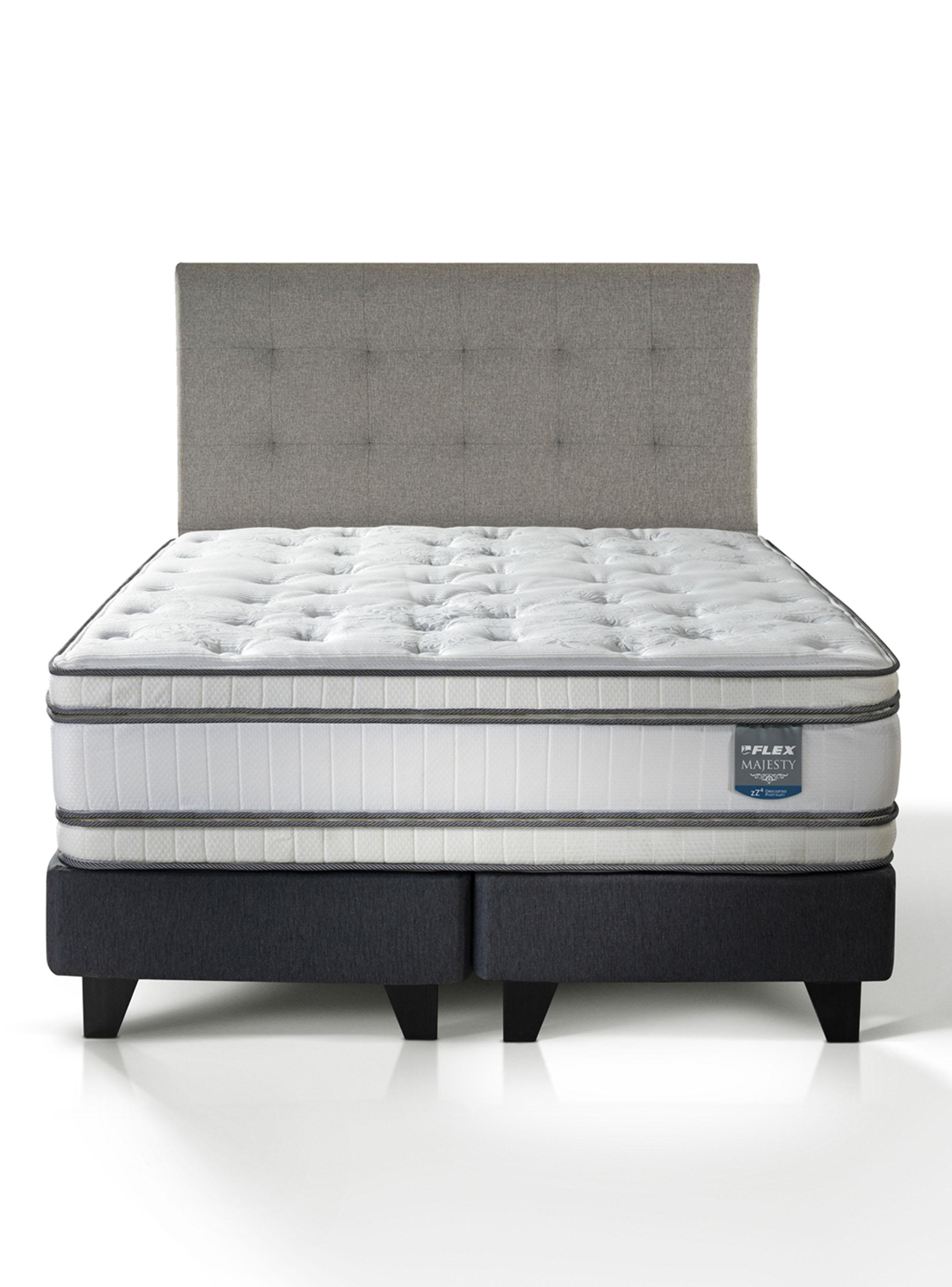 Cama Europea King Majesty + Respaldo Design-2