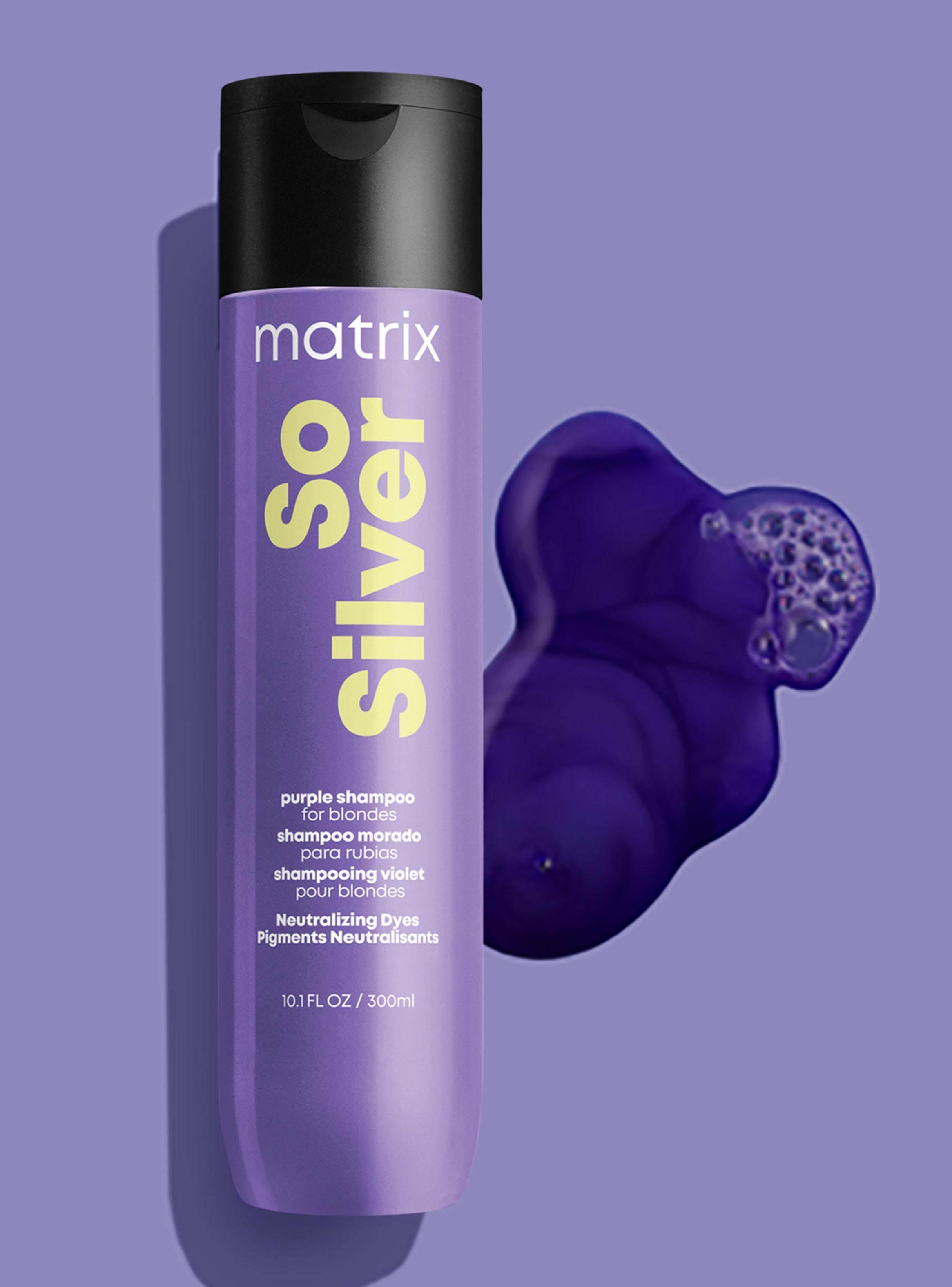 Shampoo Matizador Violeta Cabello Rubio y Gris con Color So Silver 300ml-2