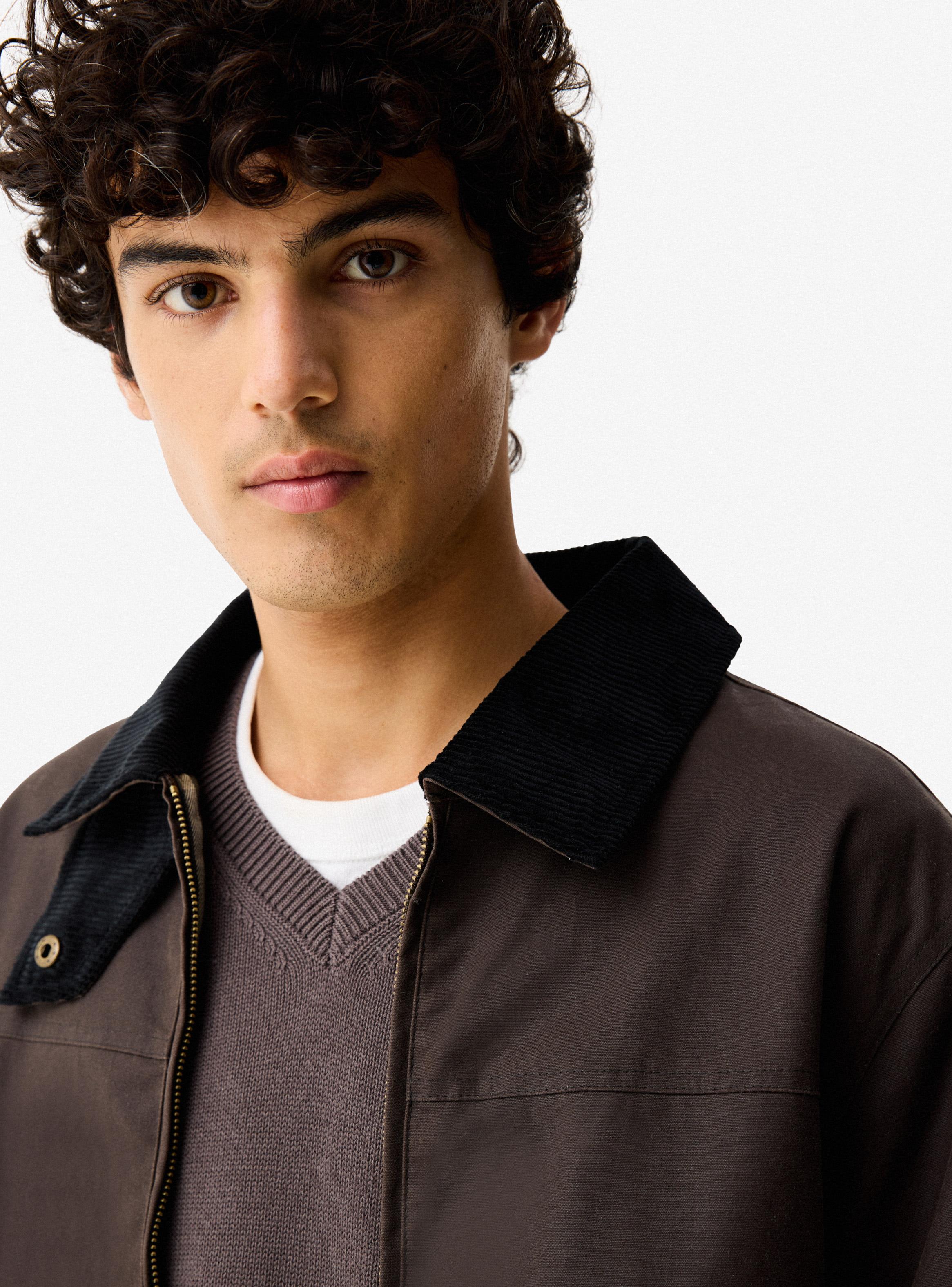 Chaqueta Cuello Color Contraste-2