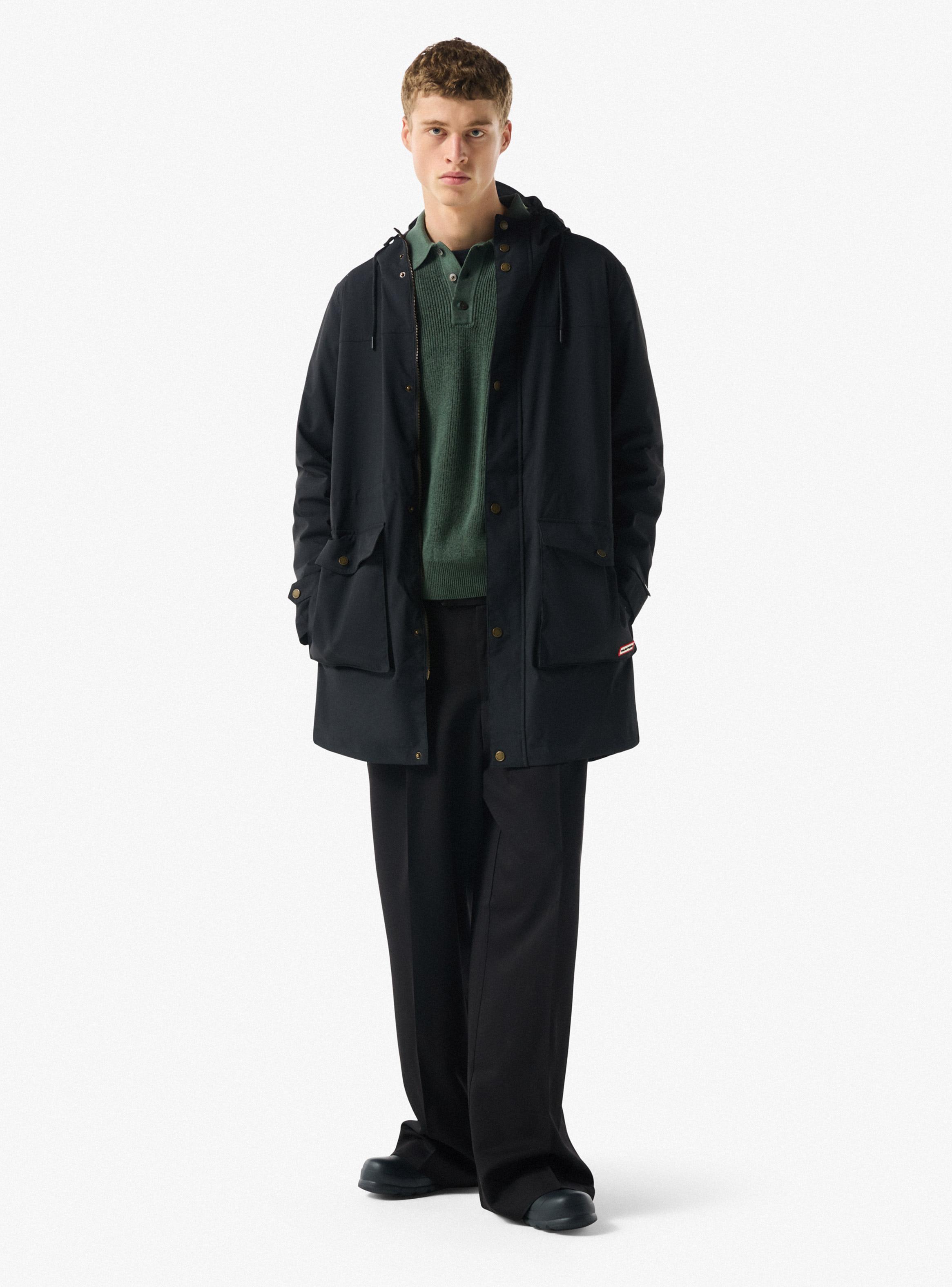 Parka Larga con Capucha Waterproof-3