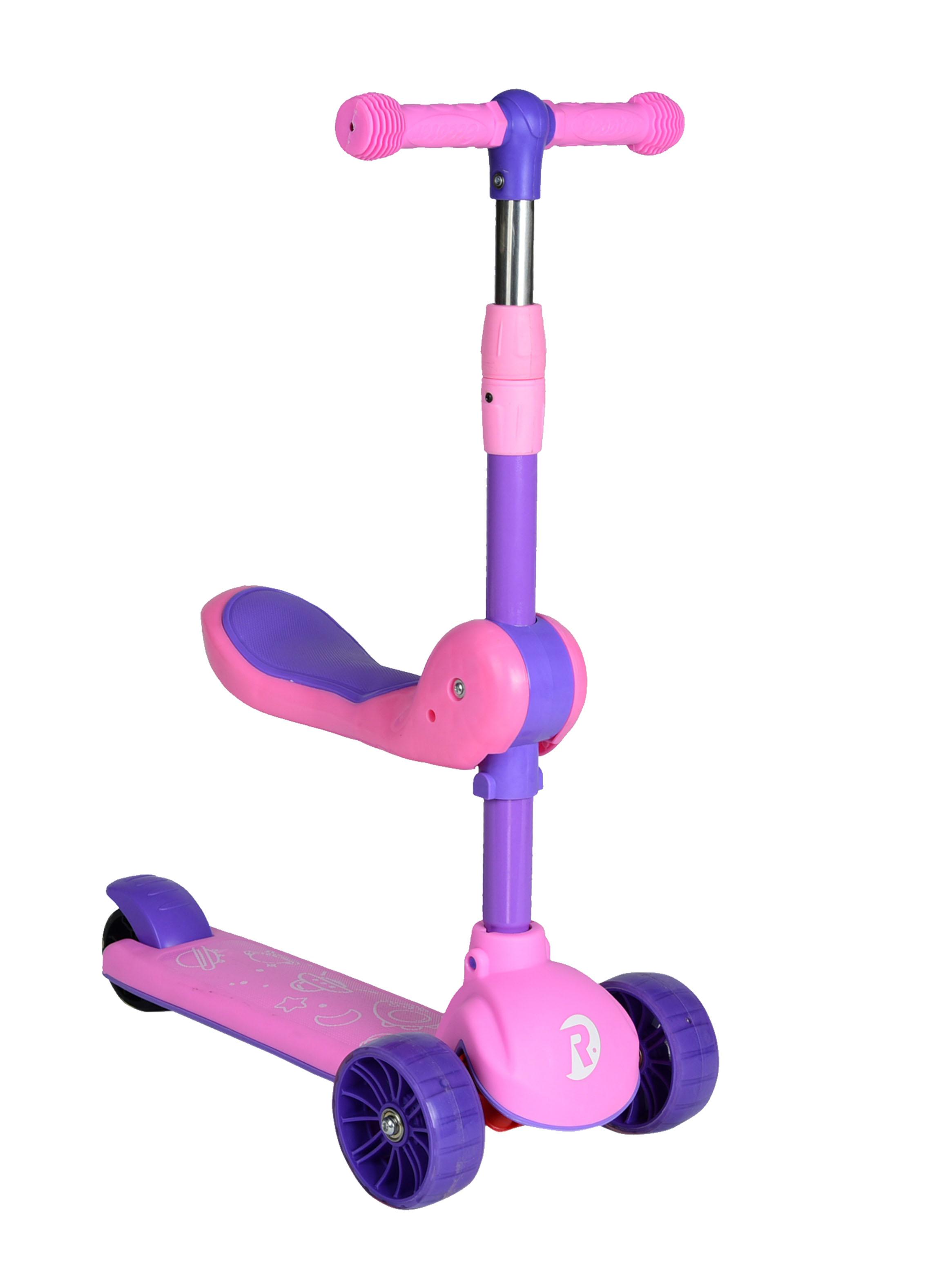 Triscooter Montable Rosado-0