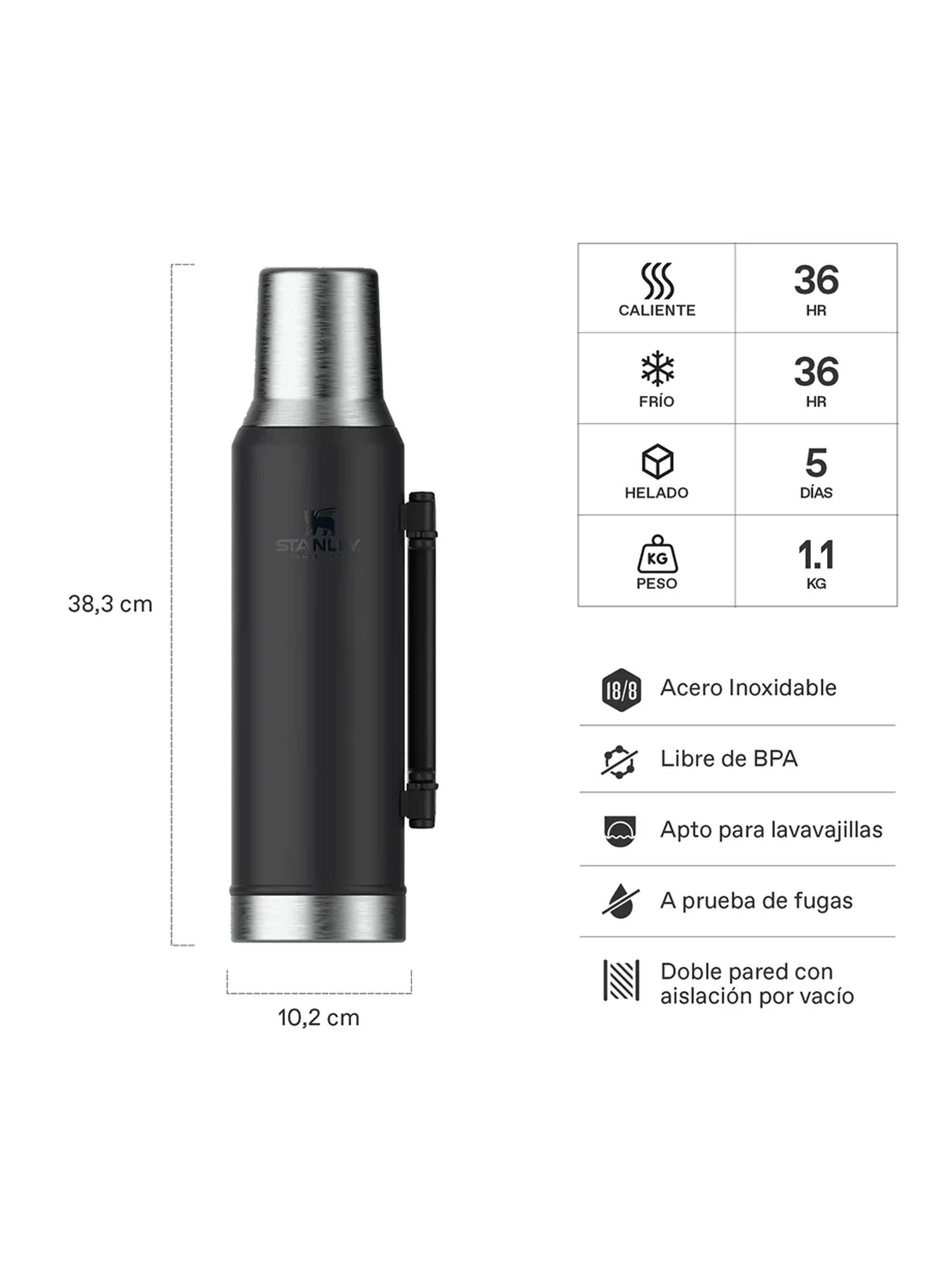 Termo Mate System Classic Black 2.0 1.6 lt-2