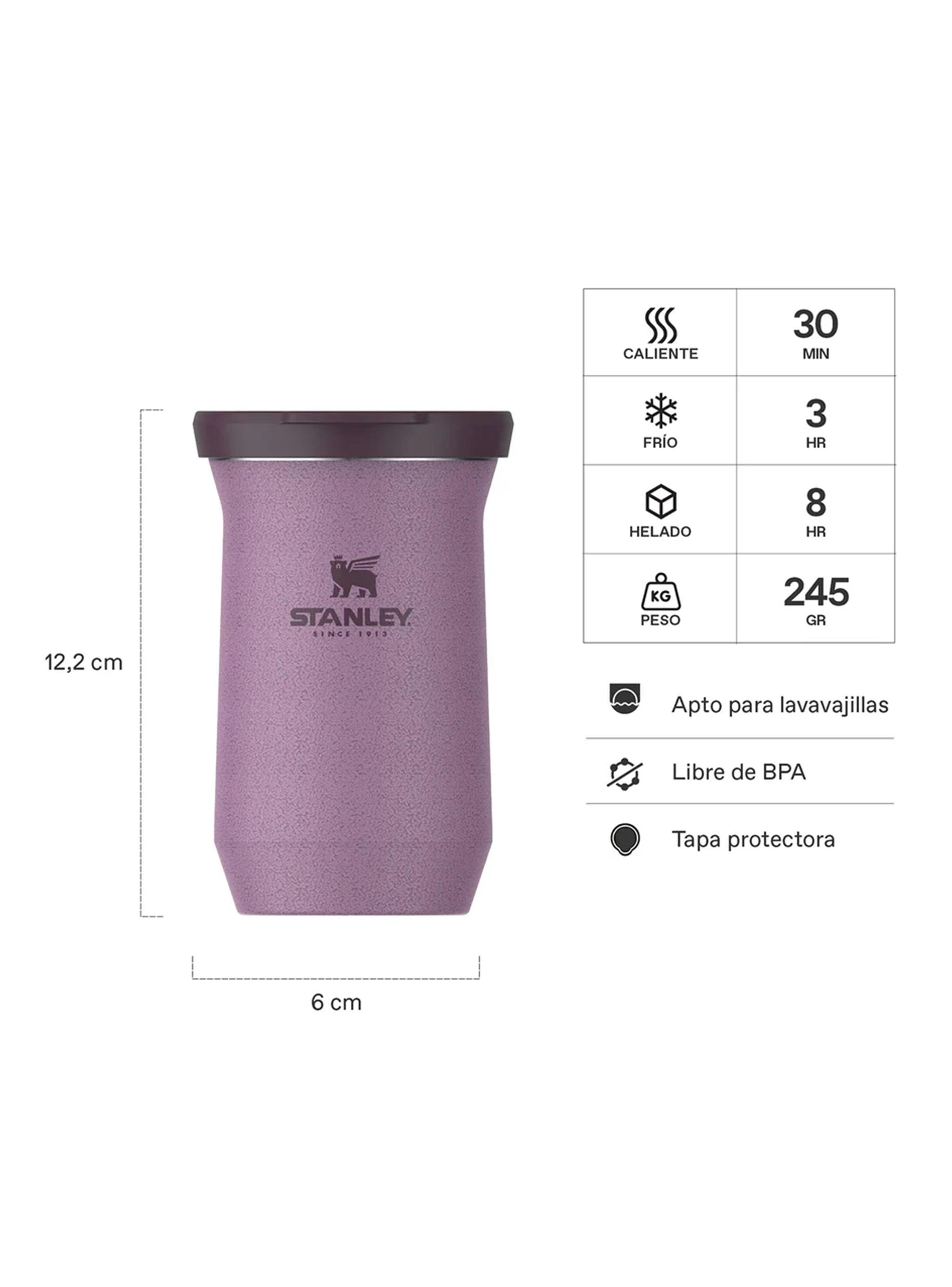 Termo Mate Slim Tigerlily Lilac 200 ml-2