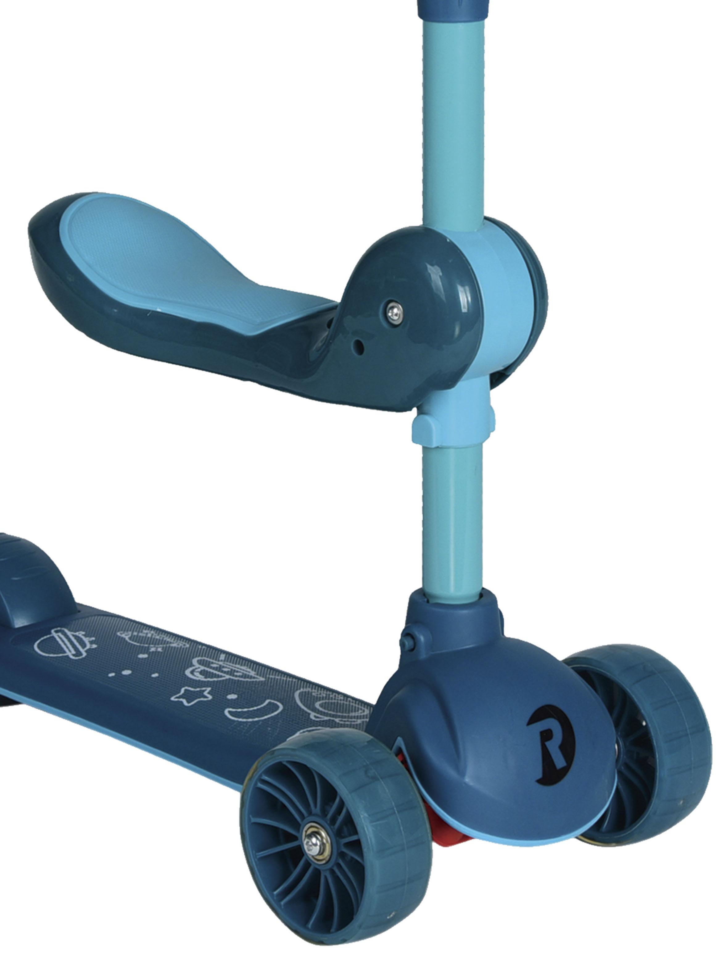 Triscooter Asiento Montable Azul-1