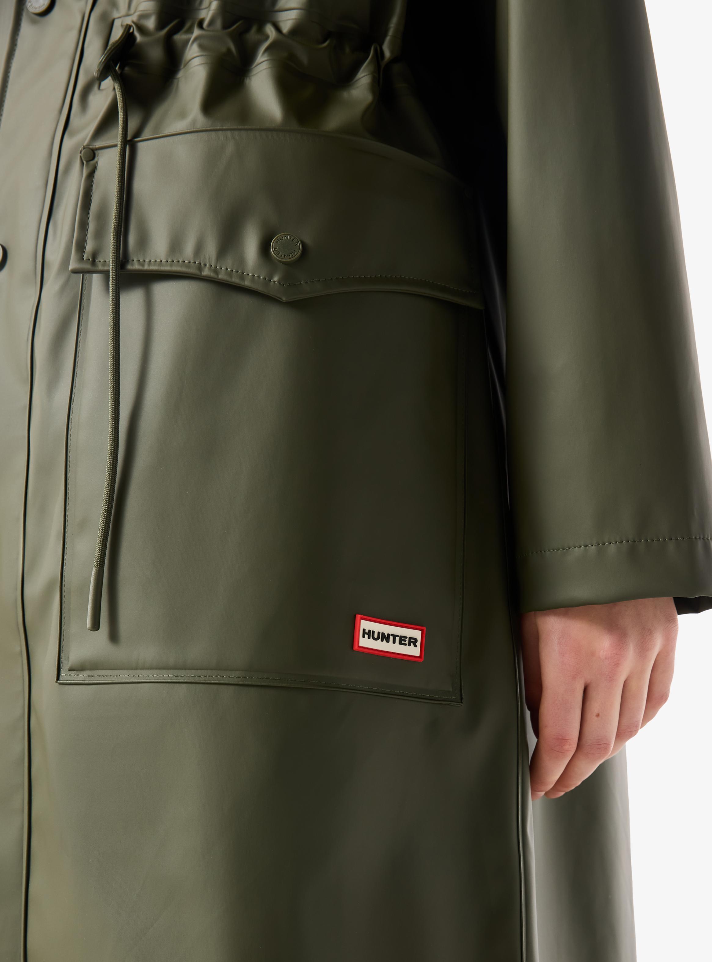 Parka Larga sin Forro Resistente al Agua-2