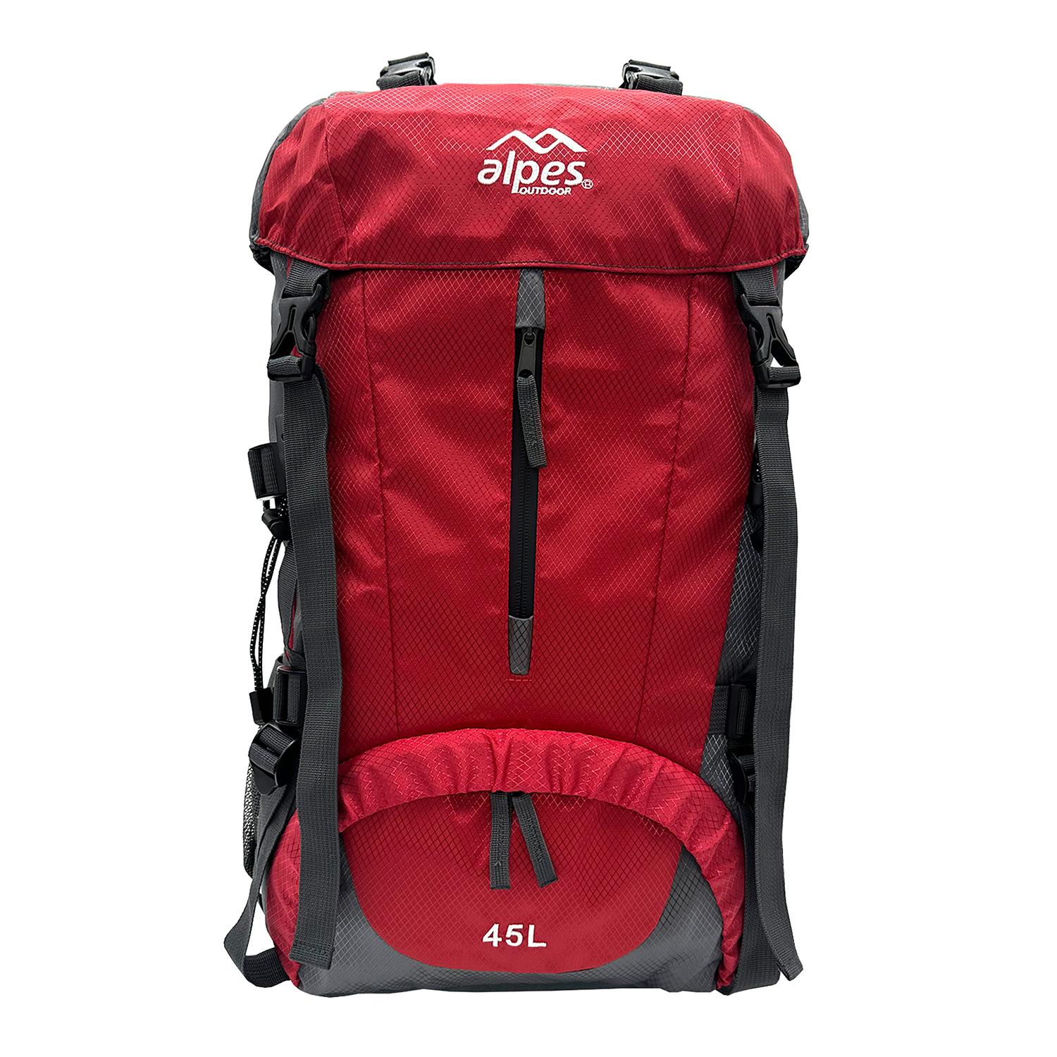 Mochila de Camping Viscachas 45 Lts  Roja-0