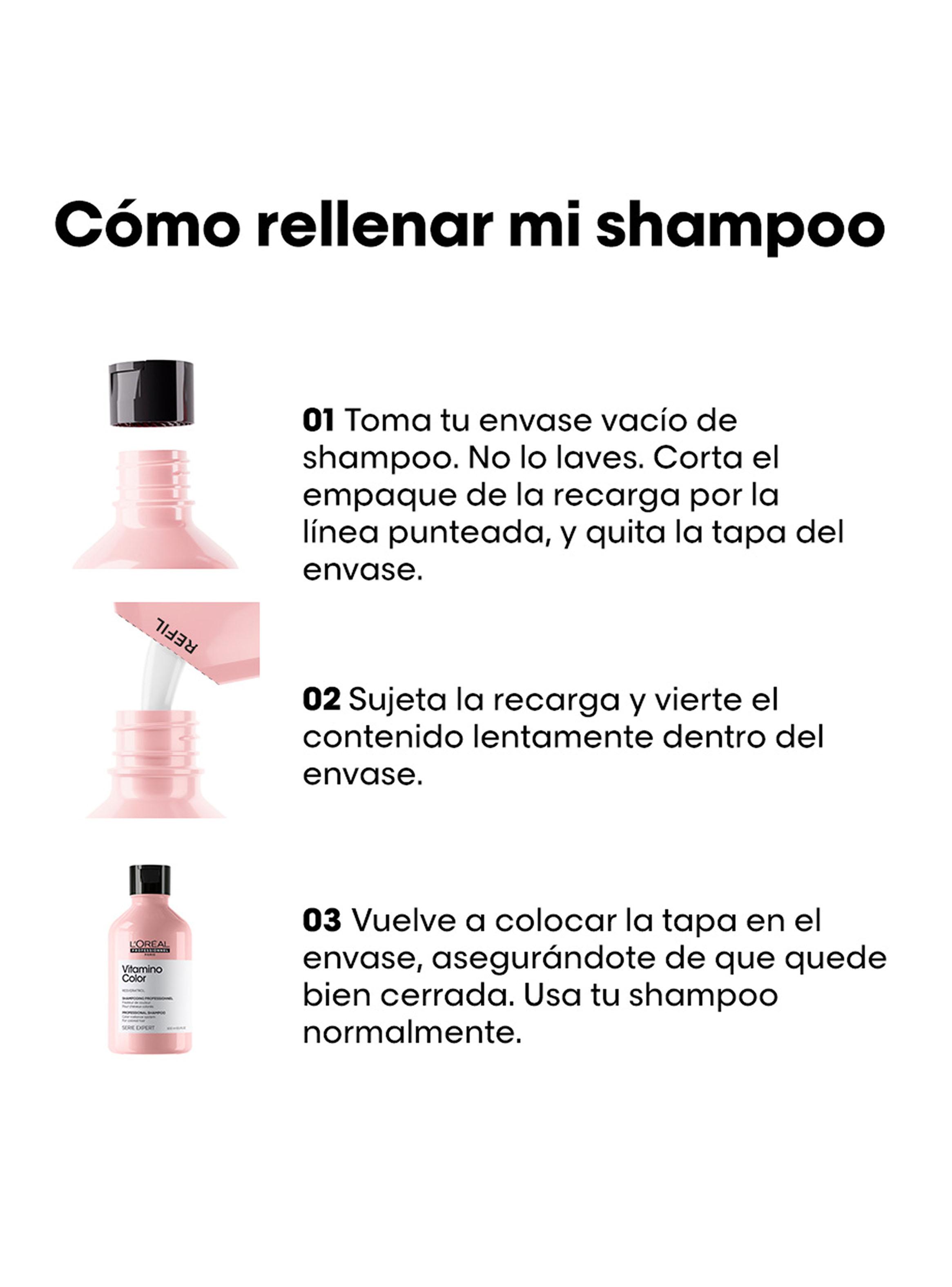 Refill Shampoo Cuidado del Color Vitamino Color 240ml-4