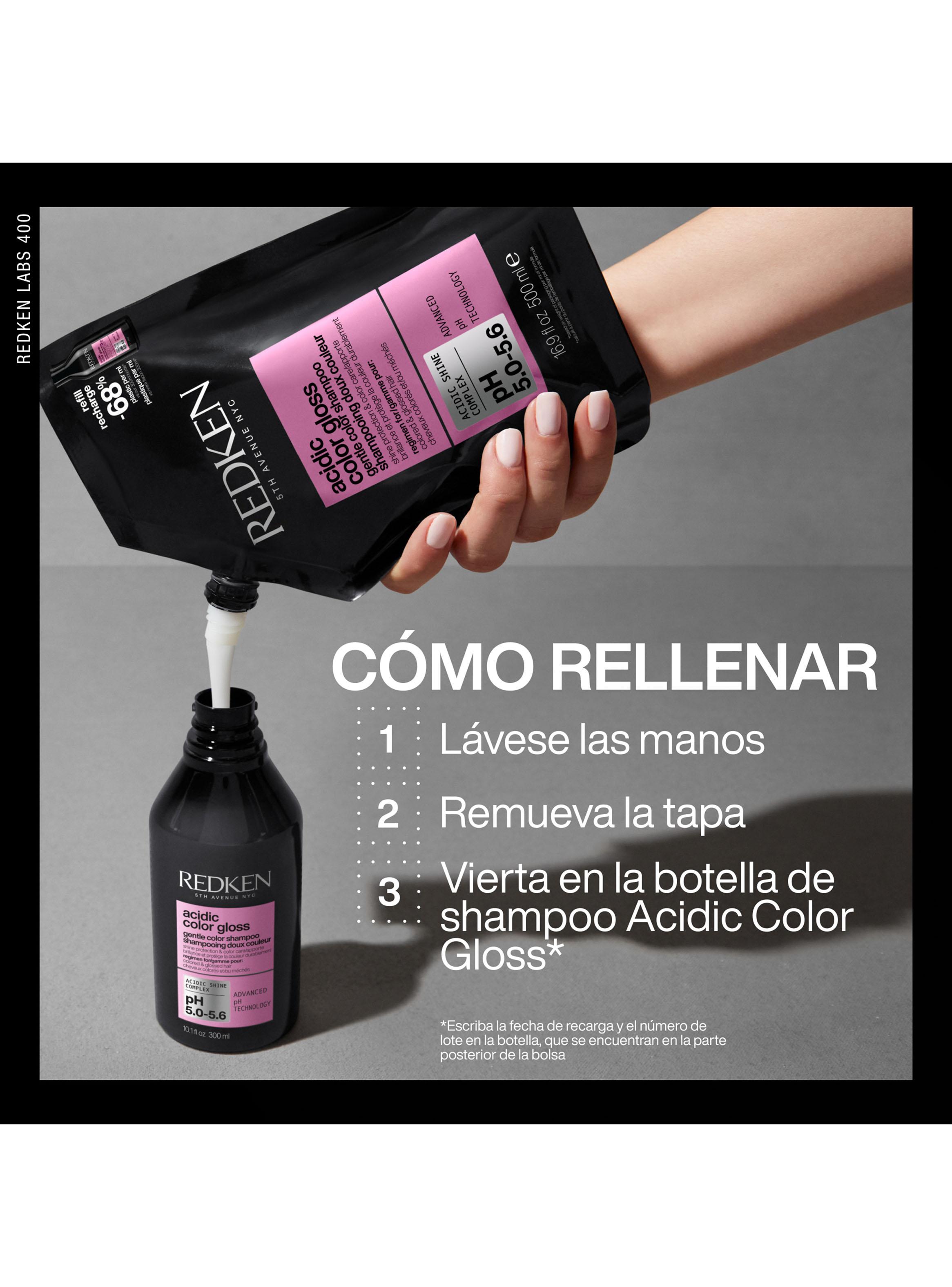 Shampoo Cuidado Color Acidic Color Gloss Refill 500ml-3