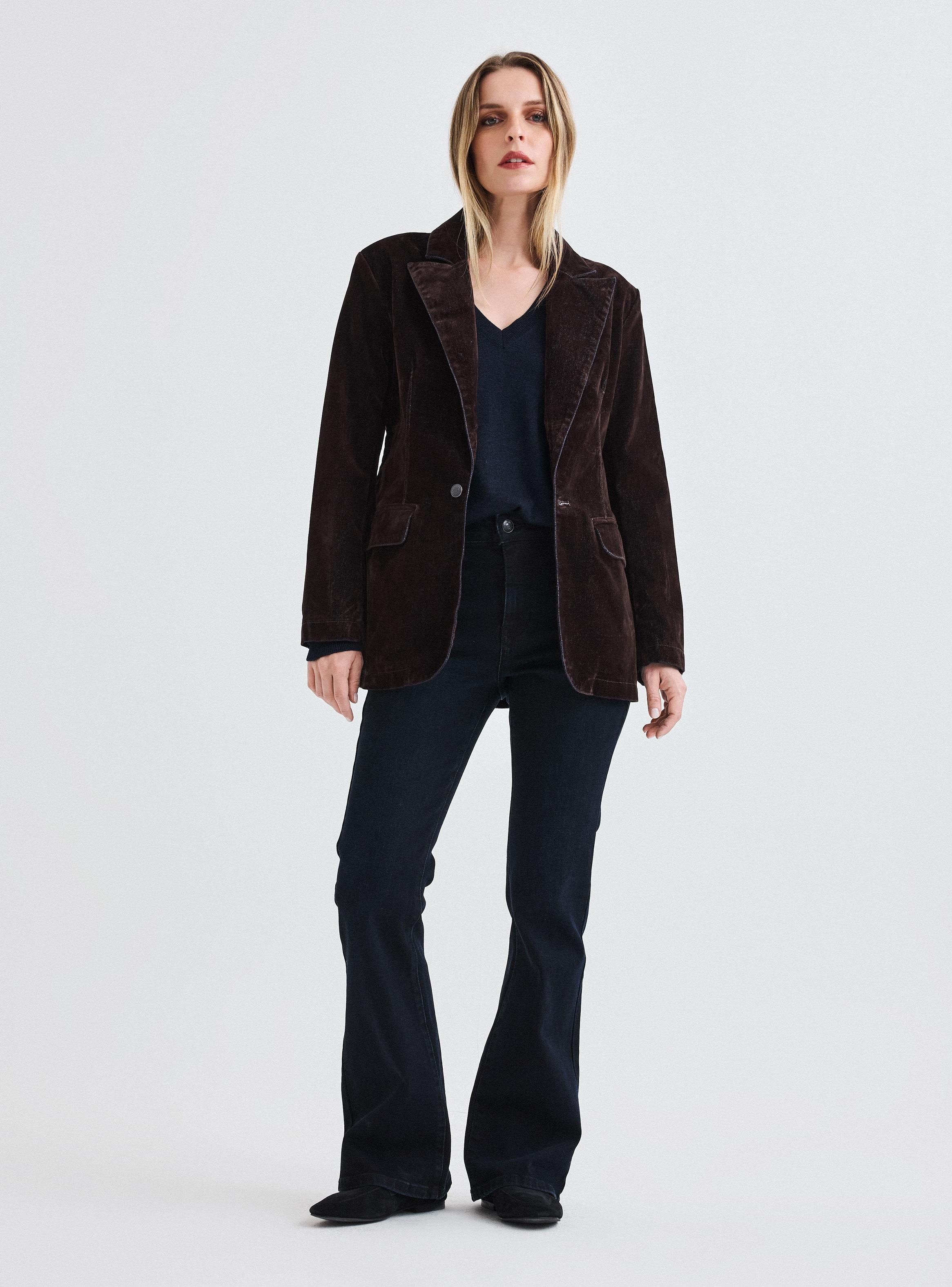 Blazer Velvet Denim-4