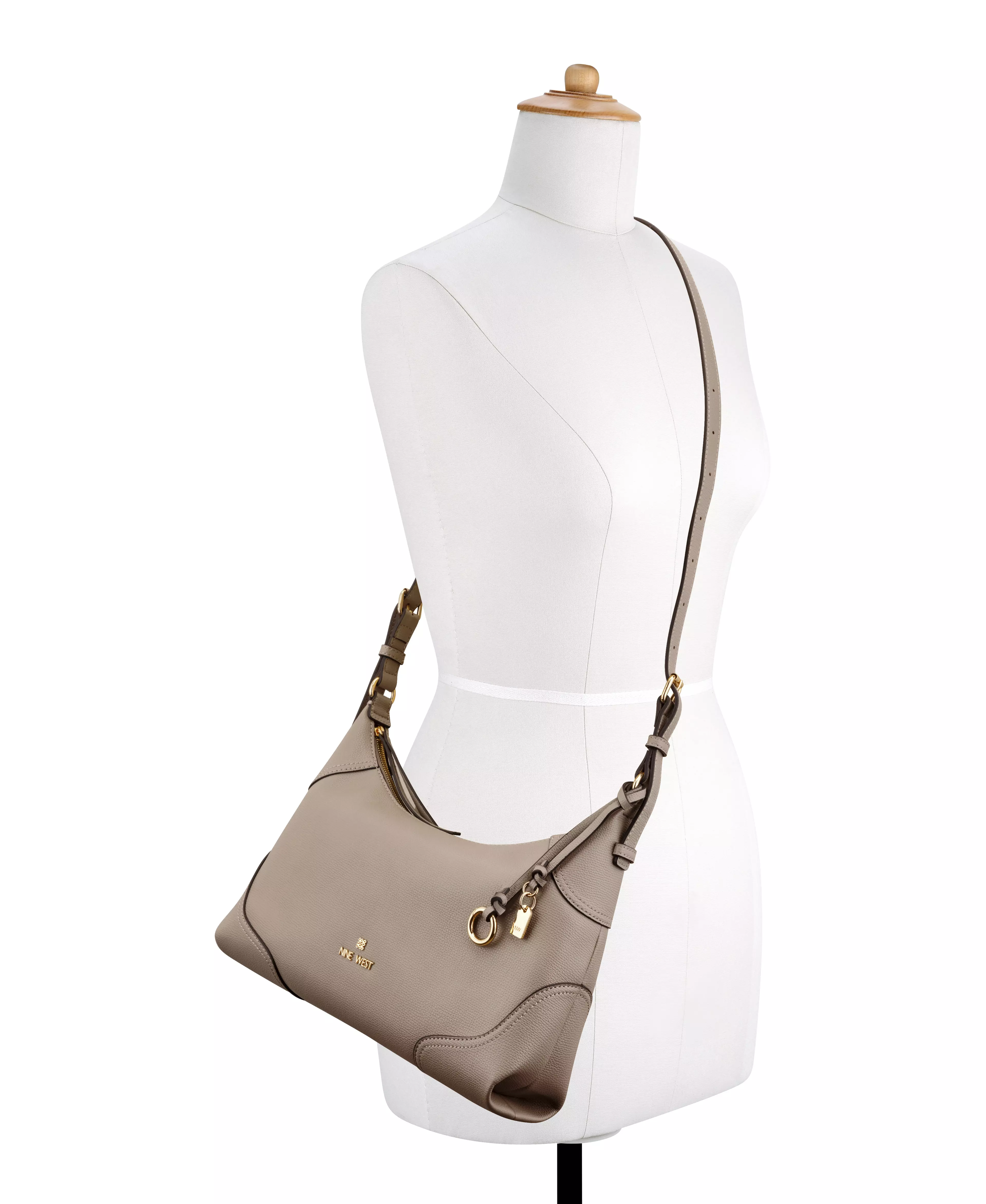 Cartera de Hombro Allie Beige Mini-2