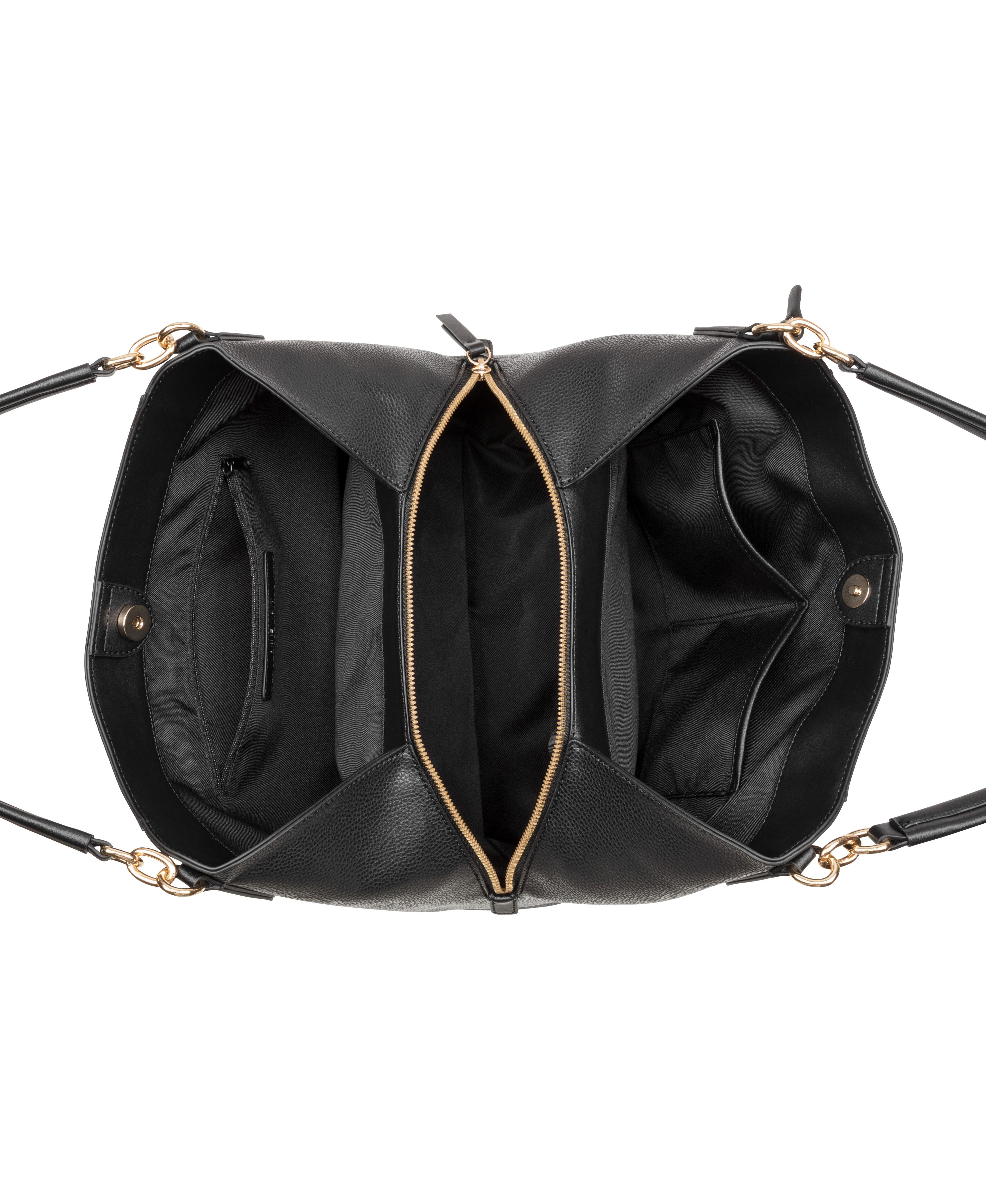 Cartera de Hombro Deacon Negro-3