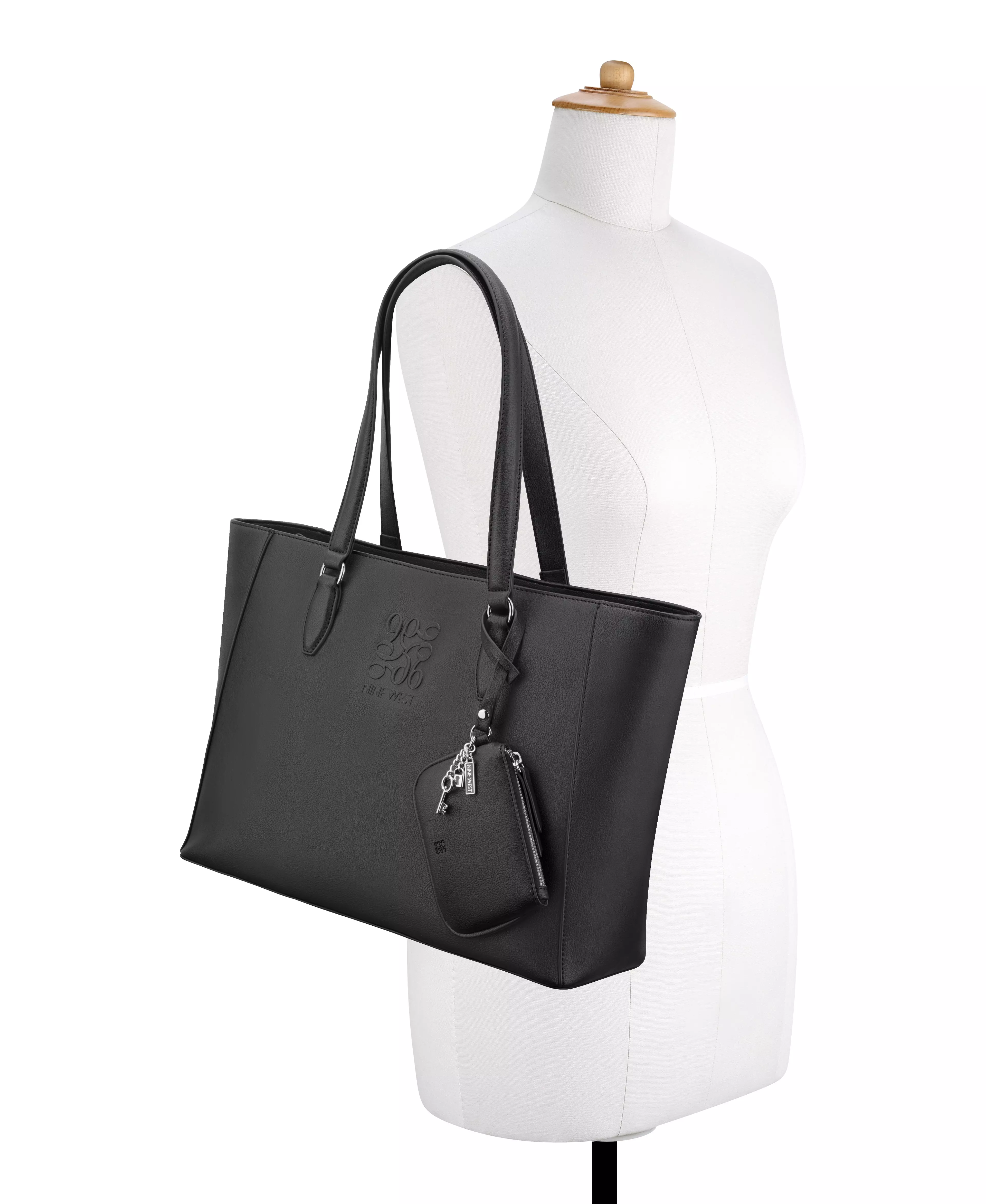 Cartera de Hombro Tipo Tote 2 en 1 Frida Negro-5