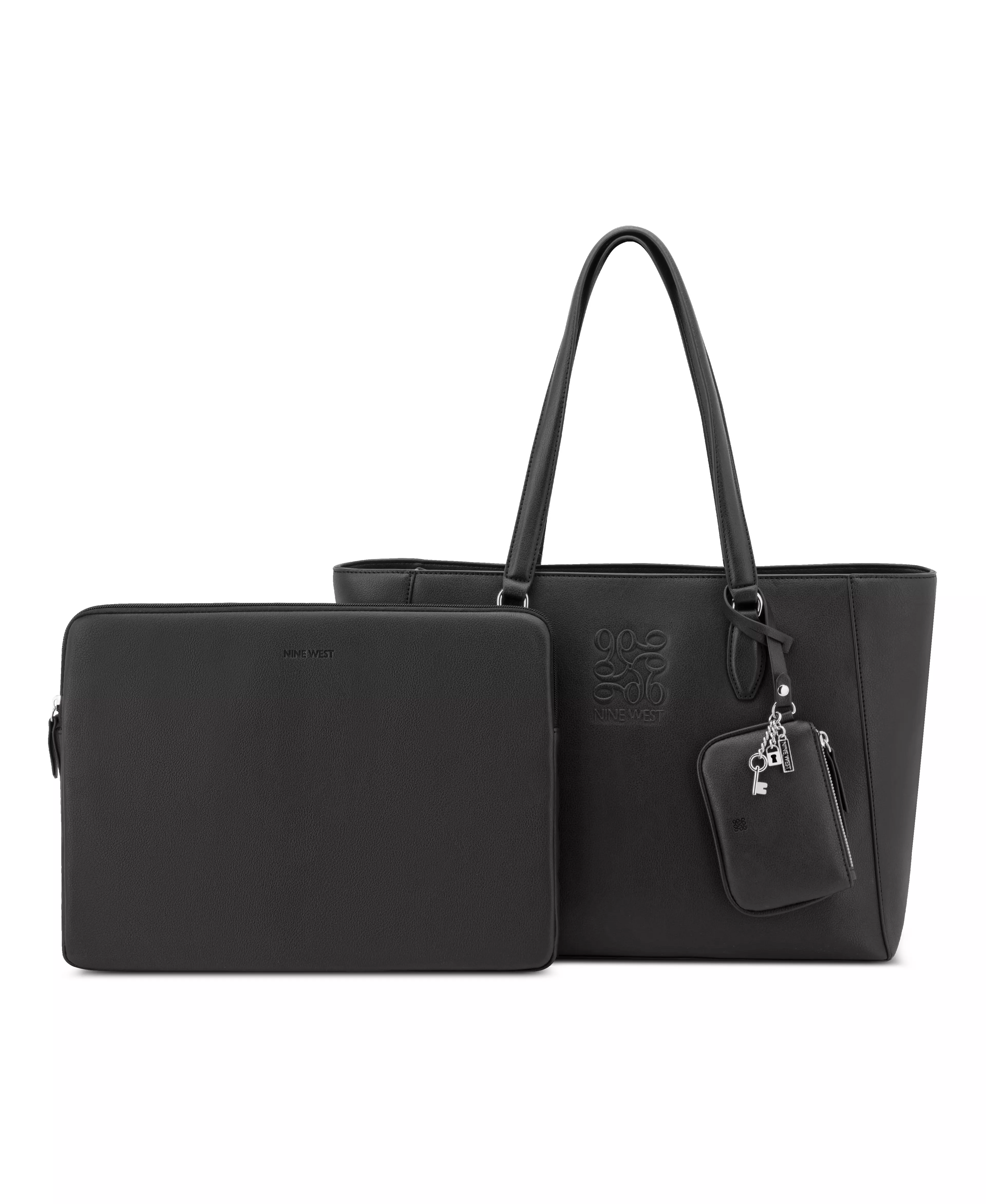Cartera de Hombro Tipo Tote 2 en 1 Frida Negro-4