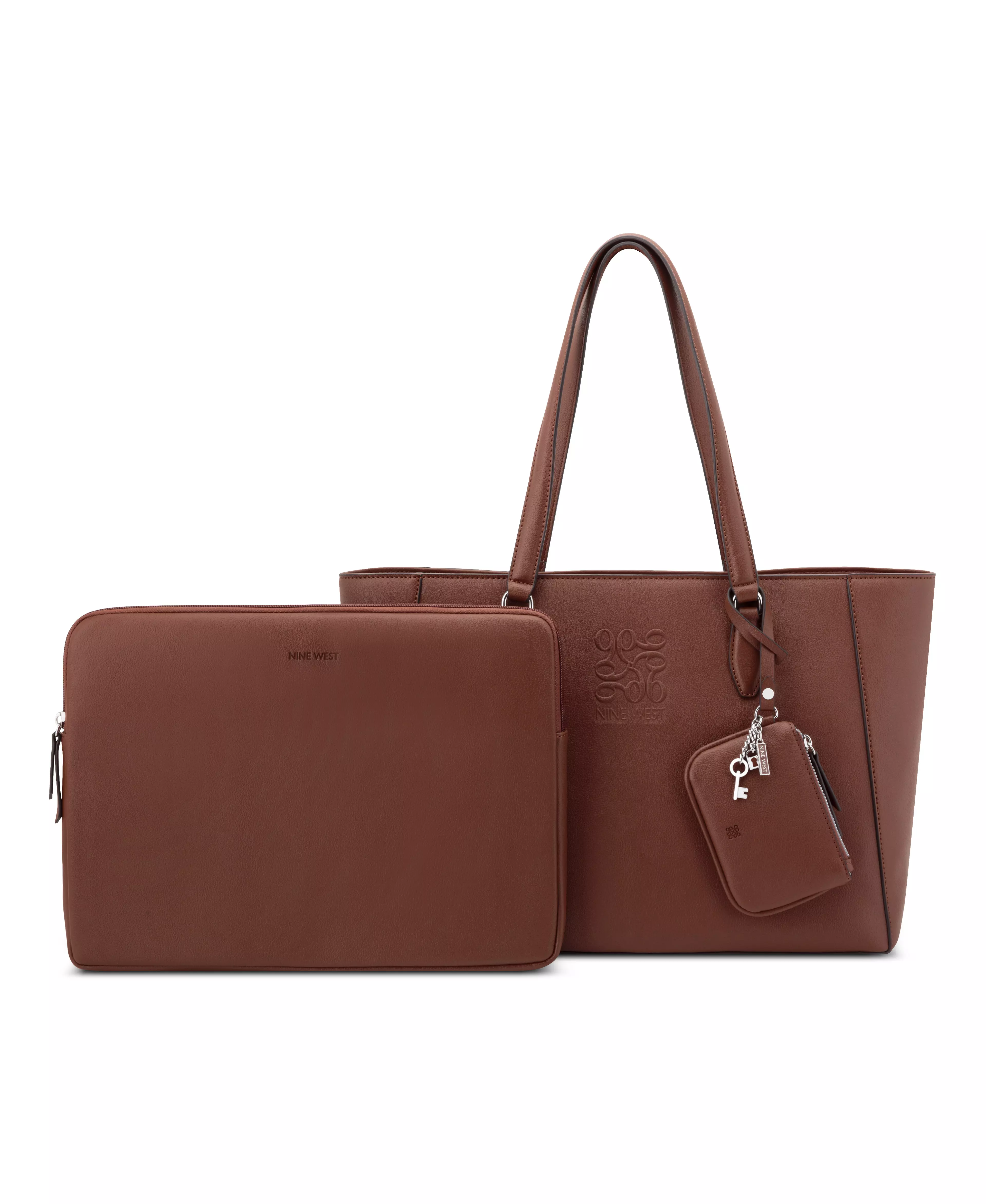 Cartera de Hombro Tipo Tote 2 en 1 Frida Café-5