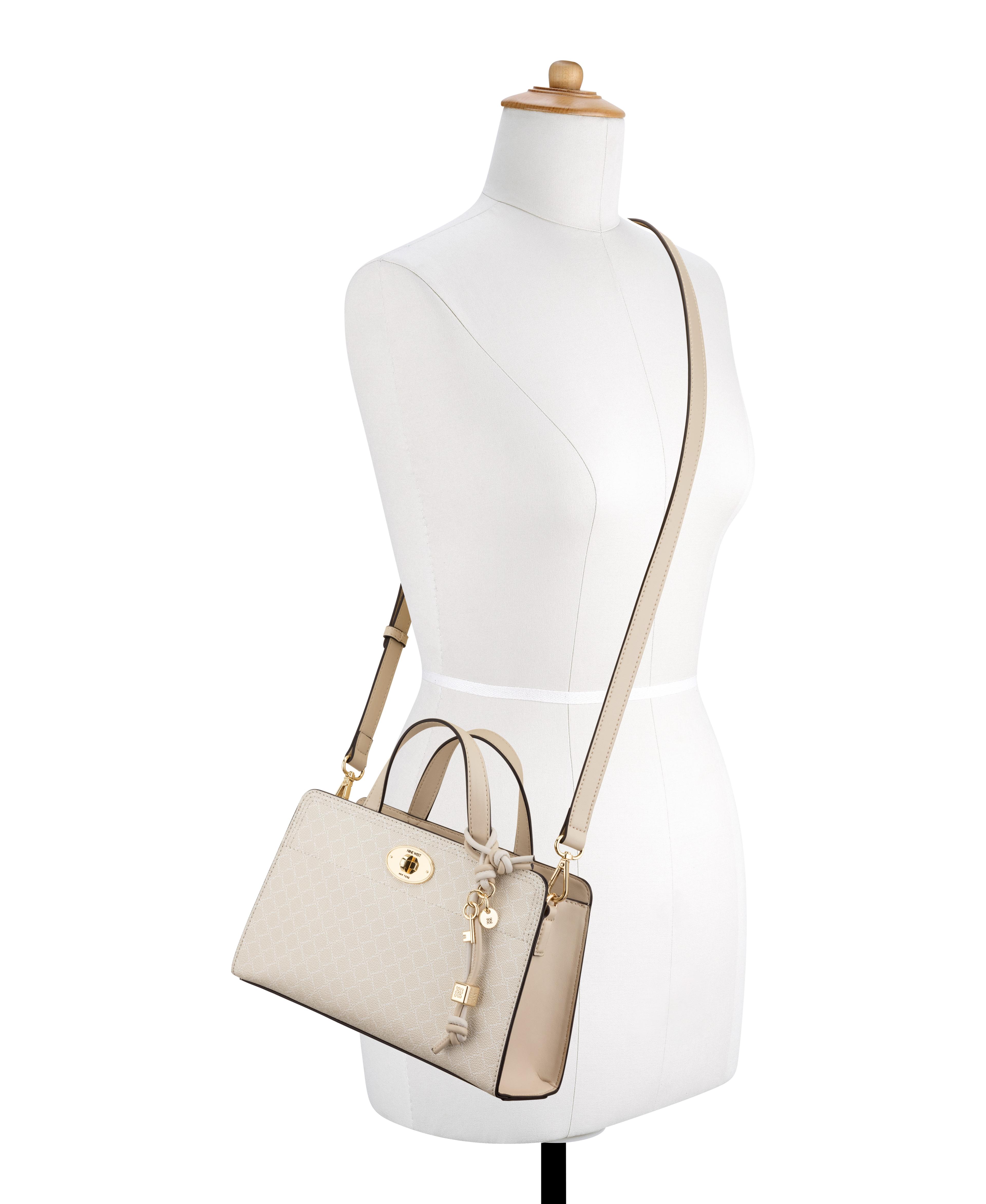 Cartera de Mano Khora Blanco Mini-4