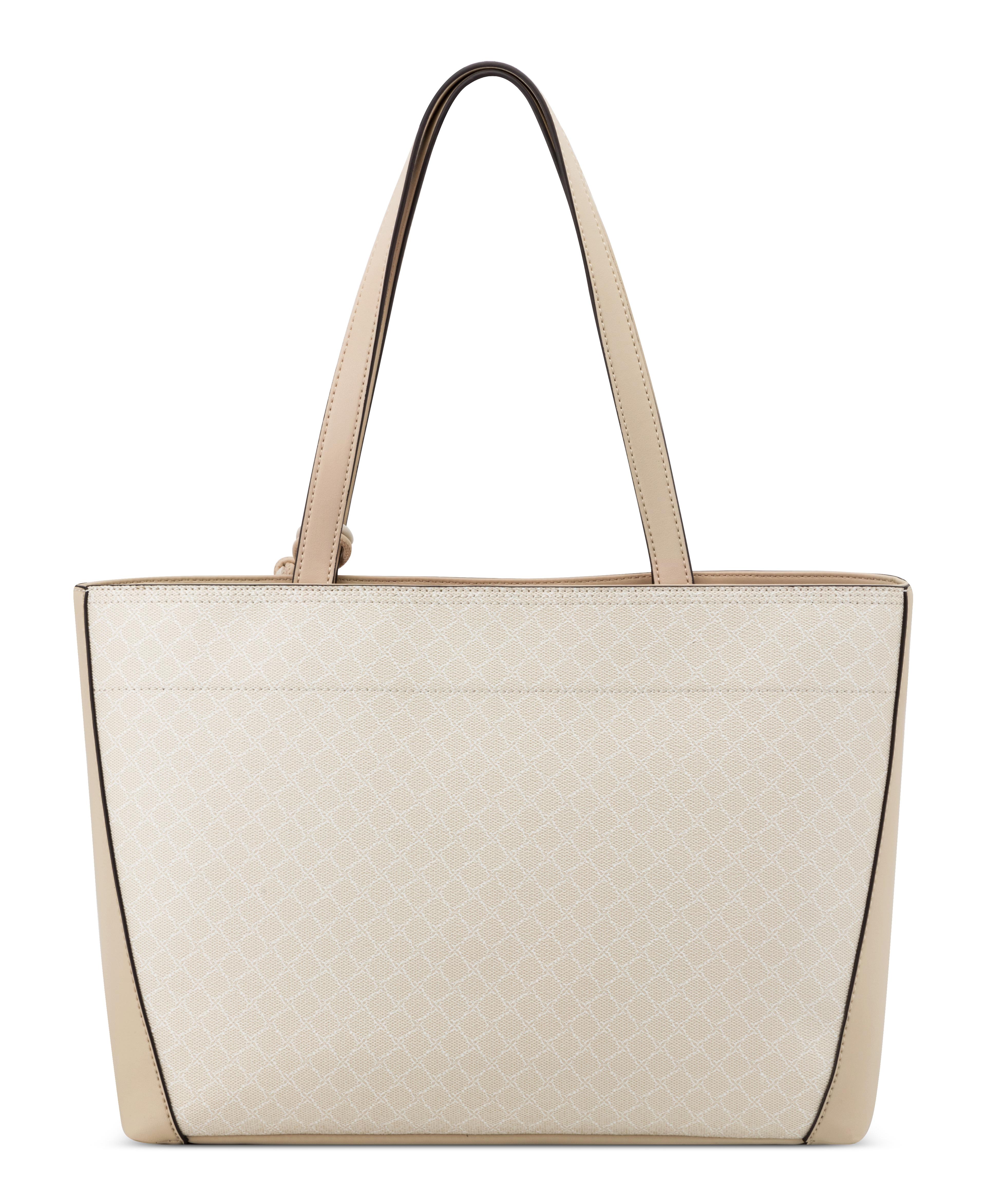 Cartera de Hombro Tipo Tote Khora Blanco-4