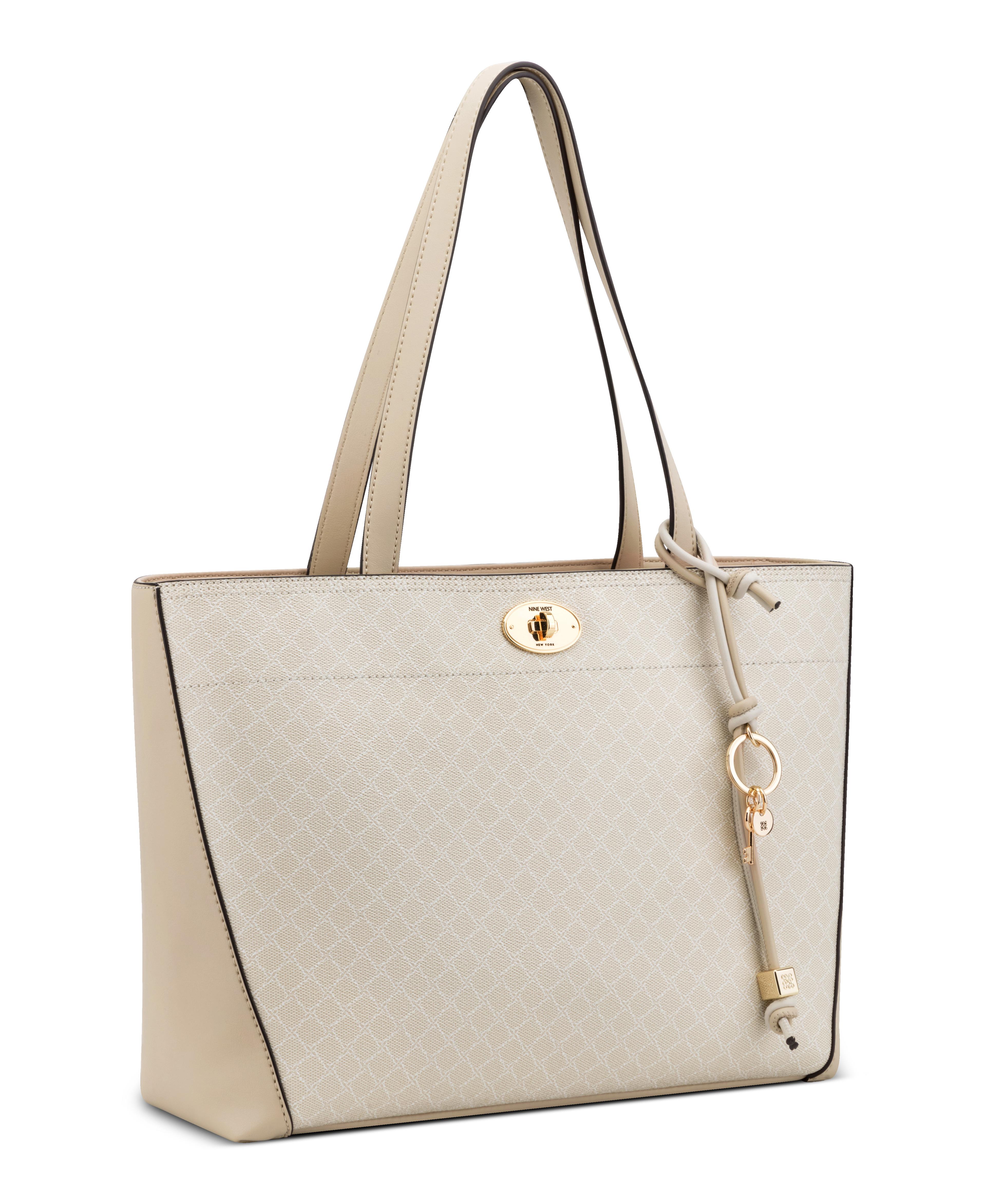 Cartera de Hombro Tipo Tote Khora Blanco-2