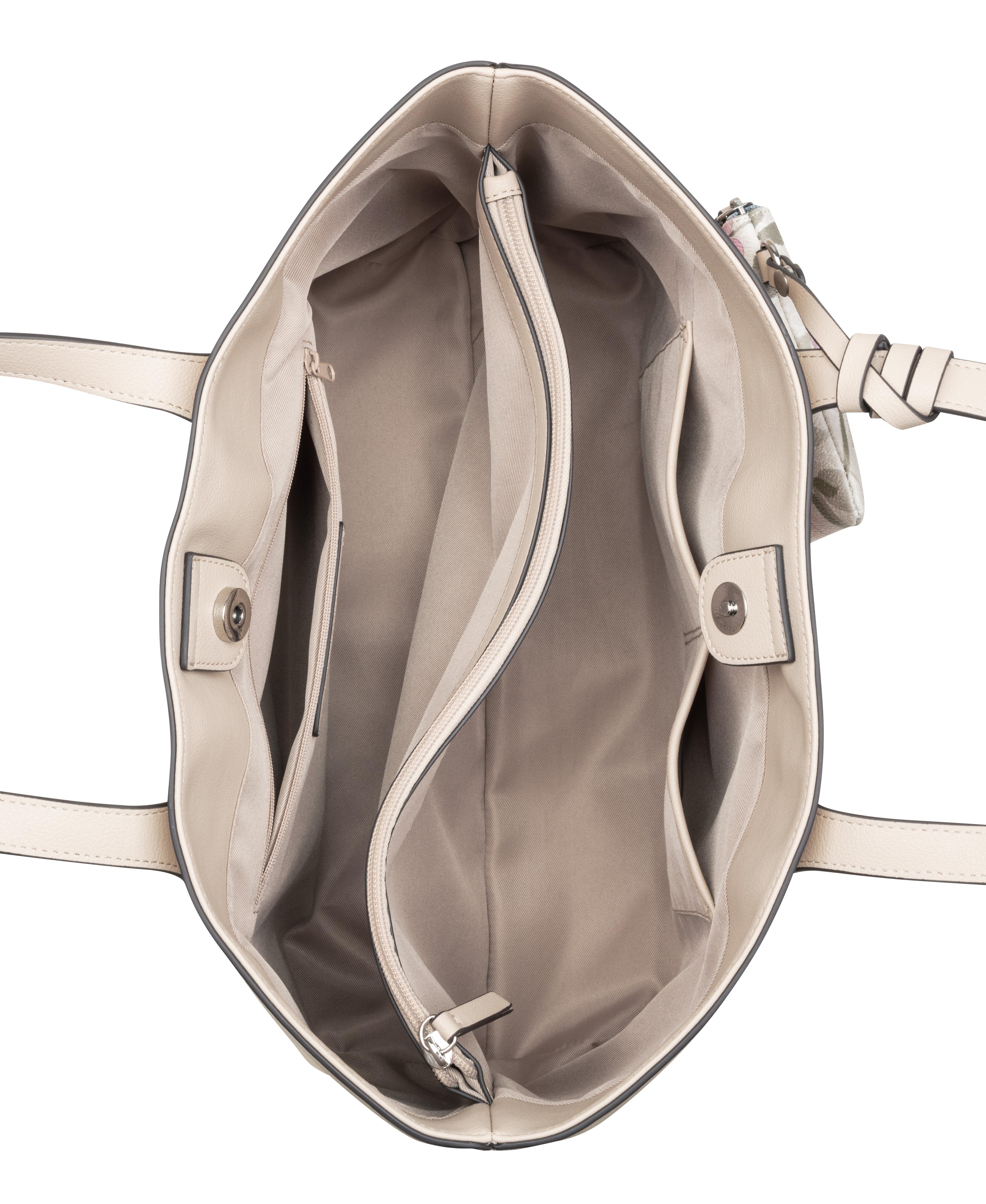 Cartera de Hombro Tipo Tote Vionette 2 en 1 Blanco-2