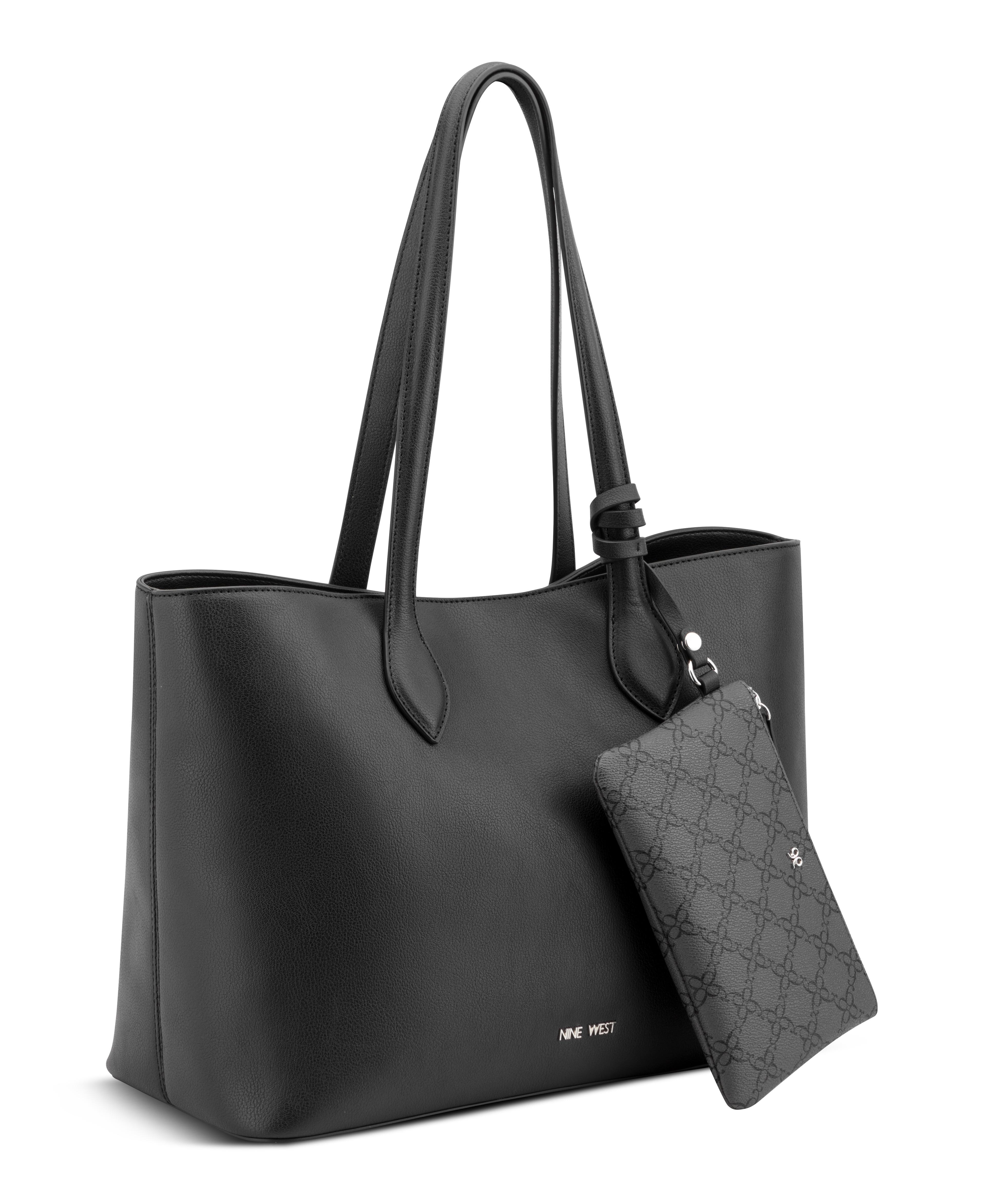 Cartera de Hombro Tipo Tote Vionette 2 en 1 Negro-2