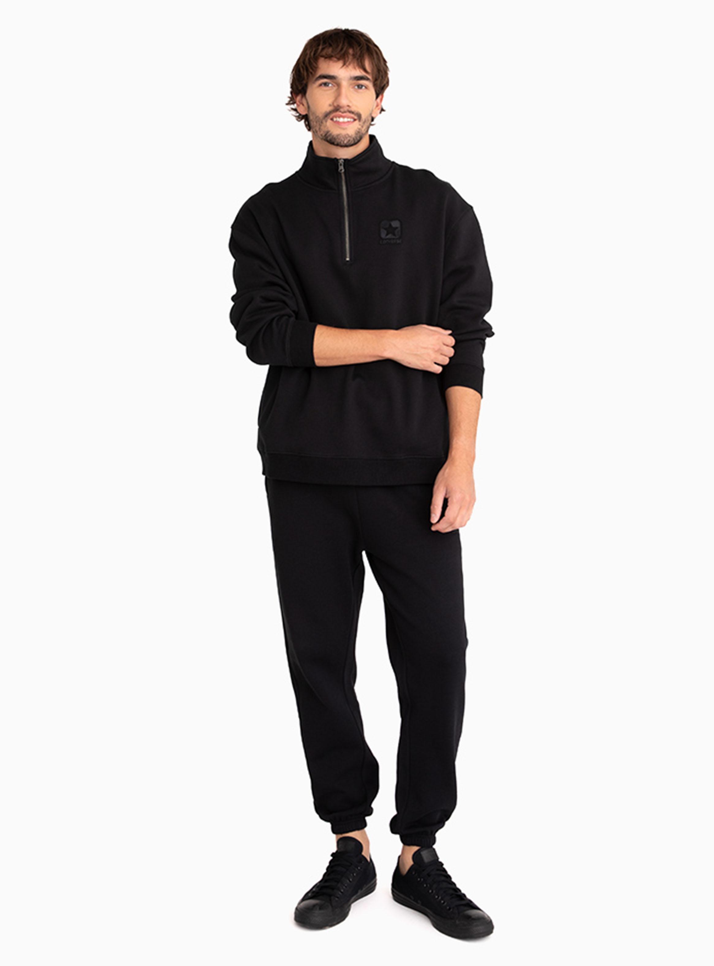 Polerón Casual Logo Estrella Unicolor-4