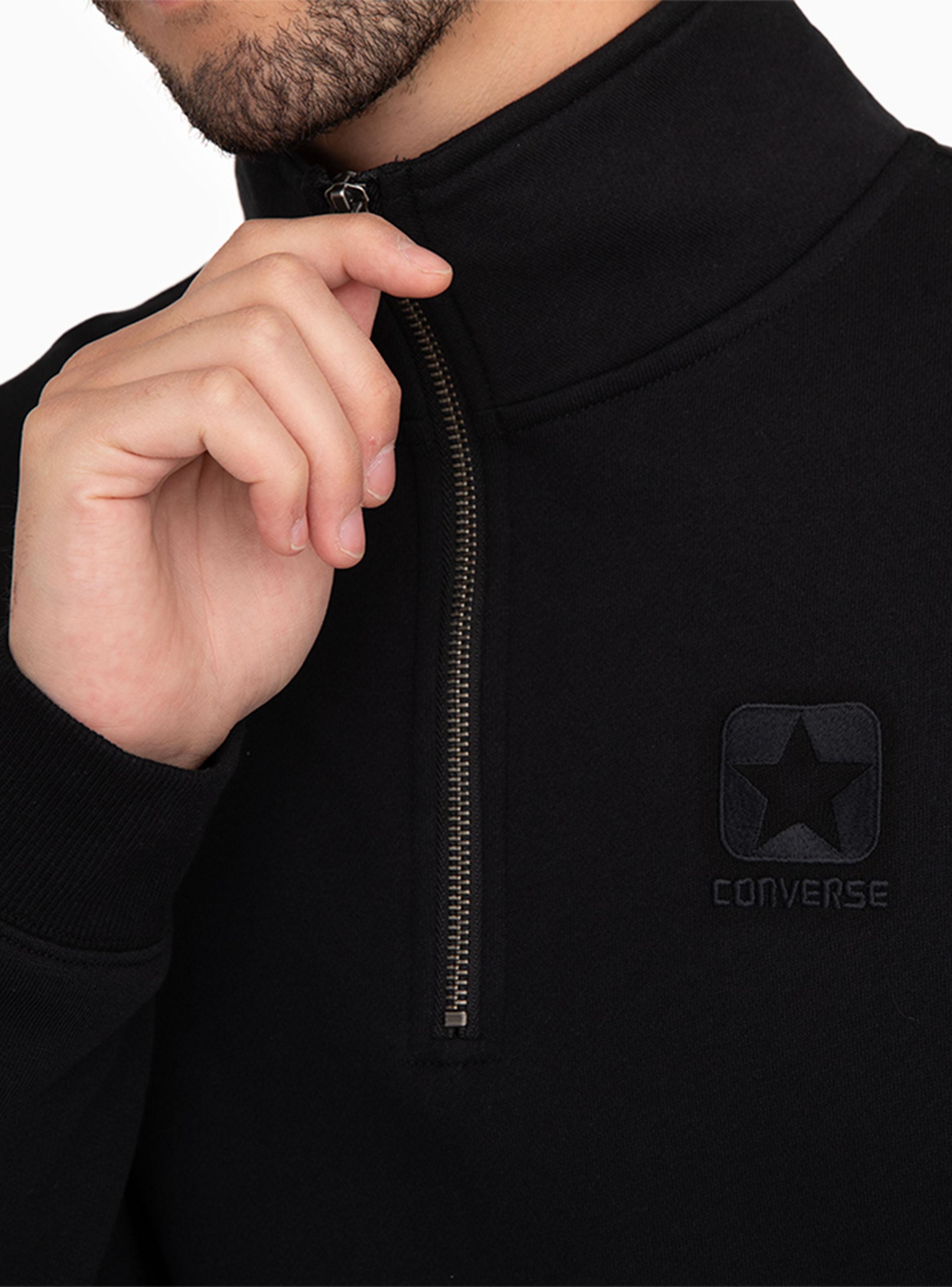 Polerón Casual Logo Estrella Unicolor-3