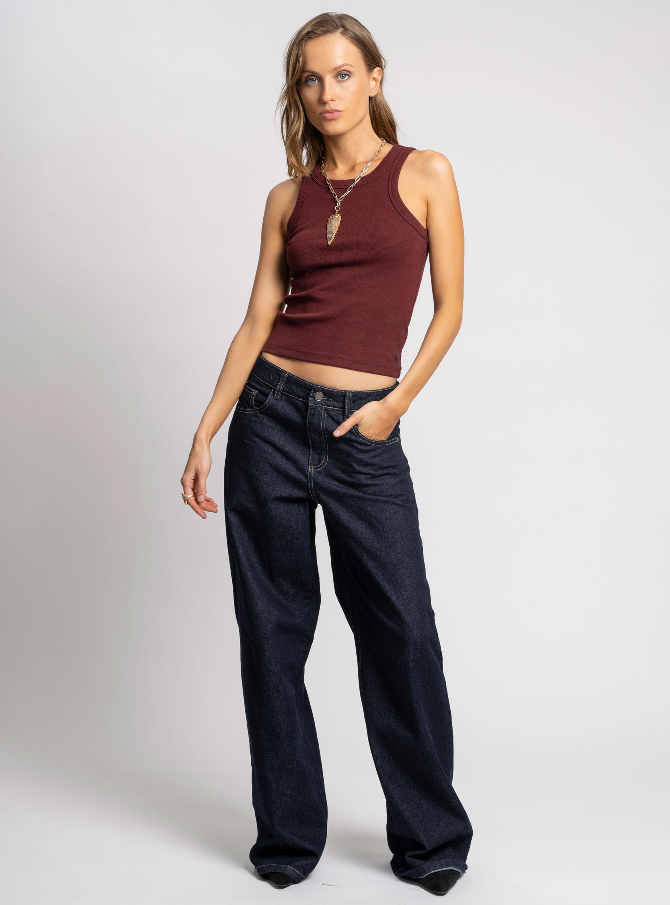 Polera Maru Básica Vino-3