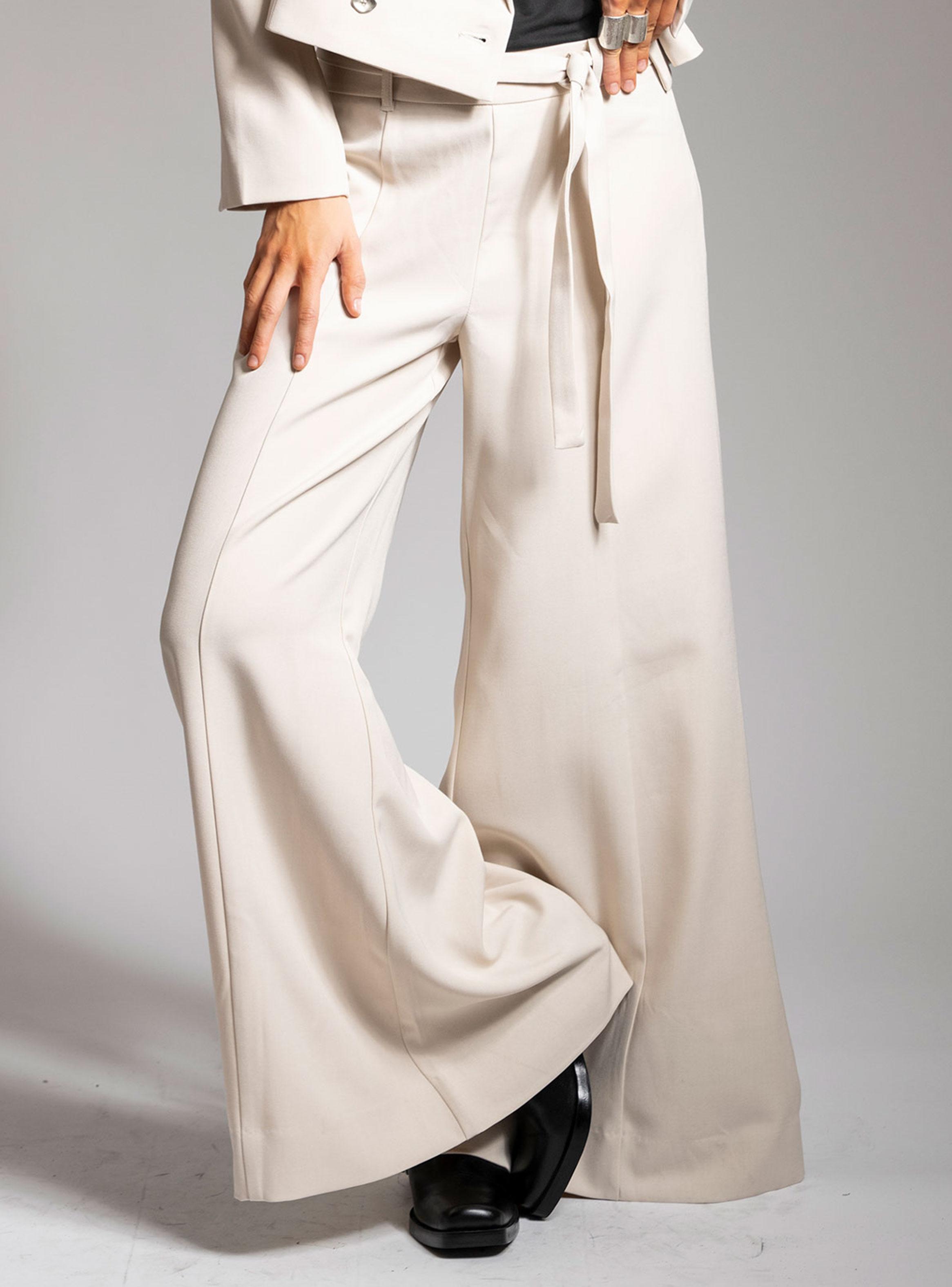 Pantalón Palazzo con Amarra-2