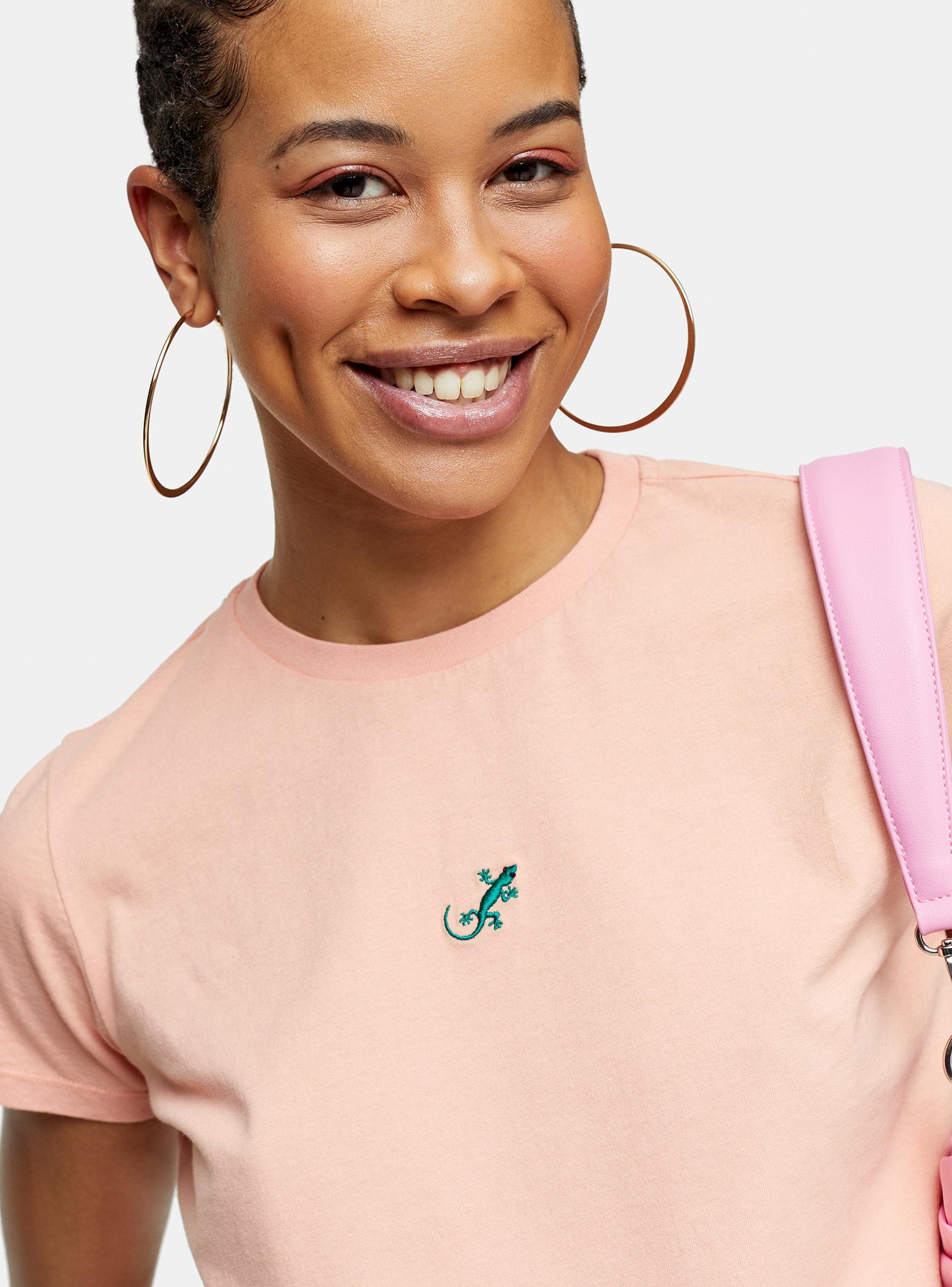 Polera Neon Apricot Gekko Topshop-2