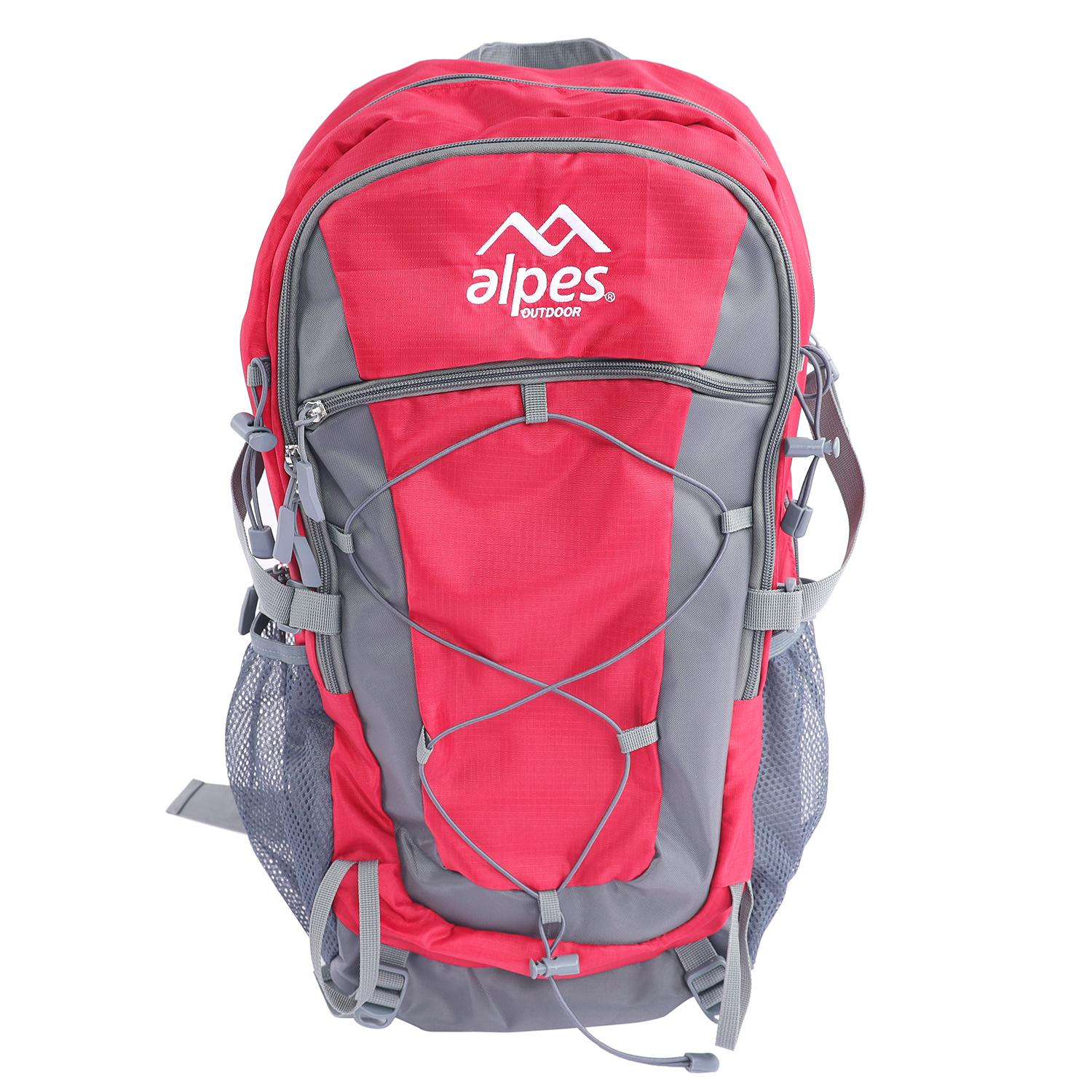 Mochila de Camping Plus 45 Lts Roja-1