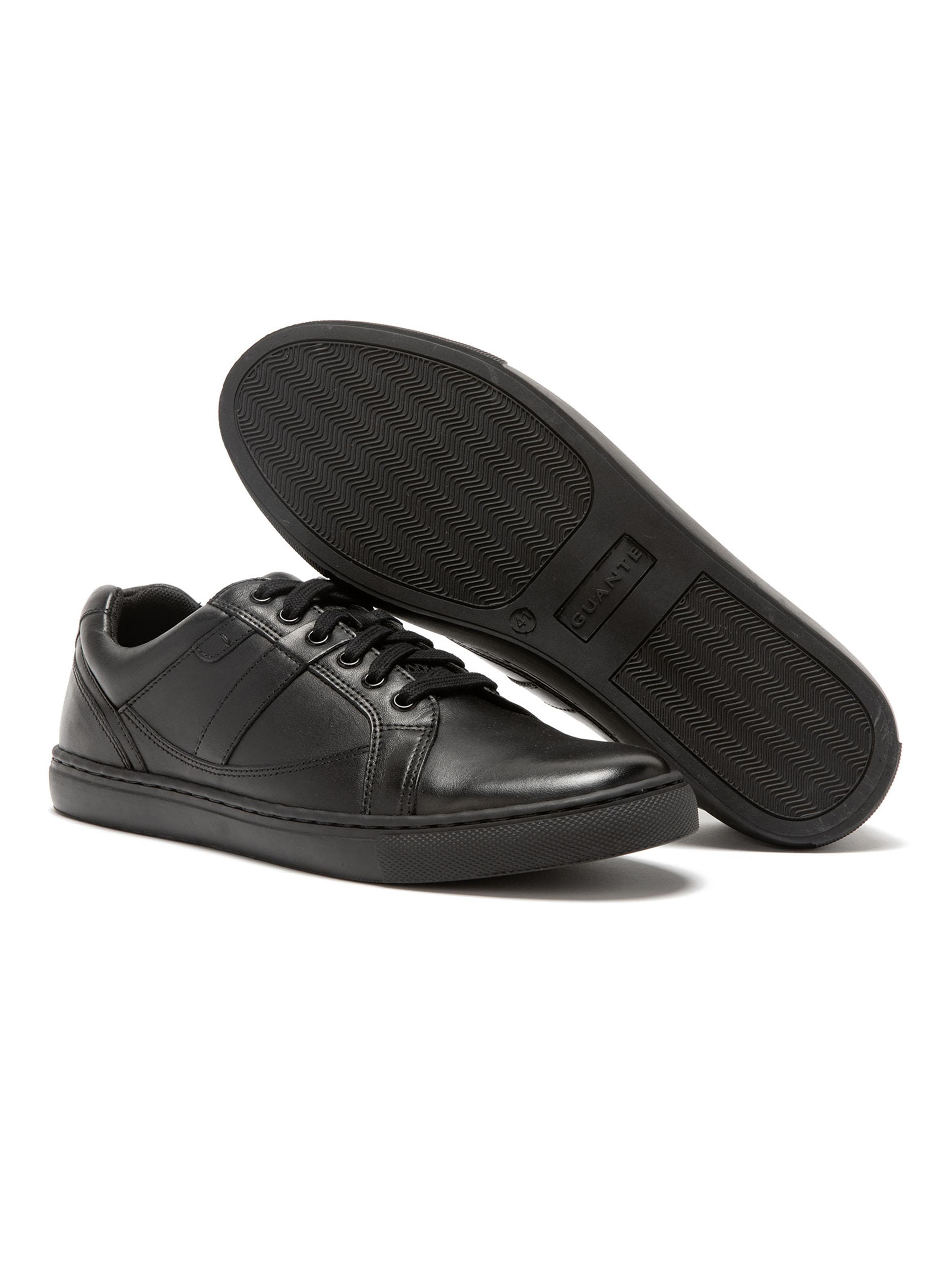 Zapato Escolar Villareal 34088  Cuero Hombre-3