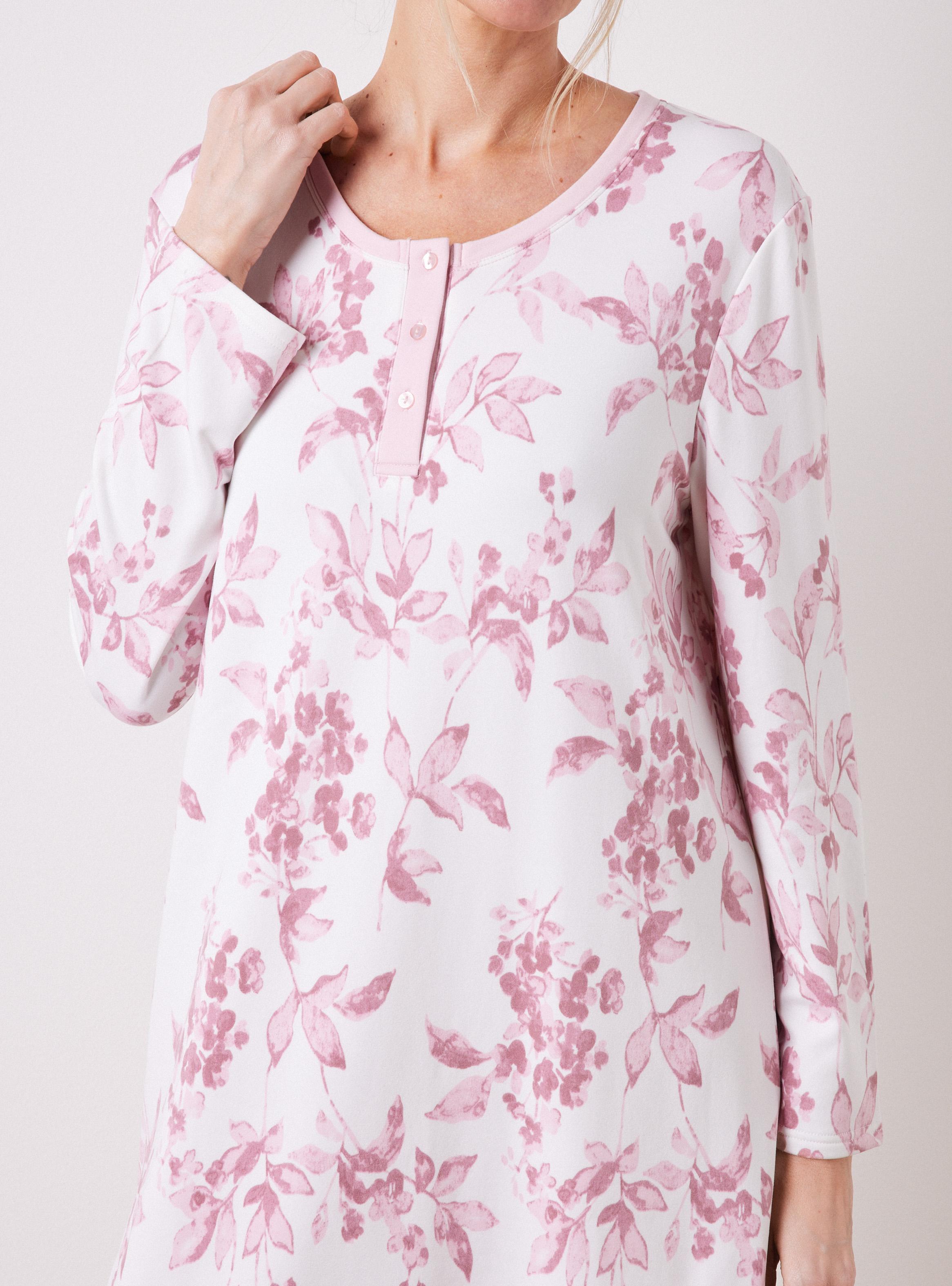 Camisa de Dormir Estampado Flores-2