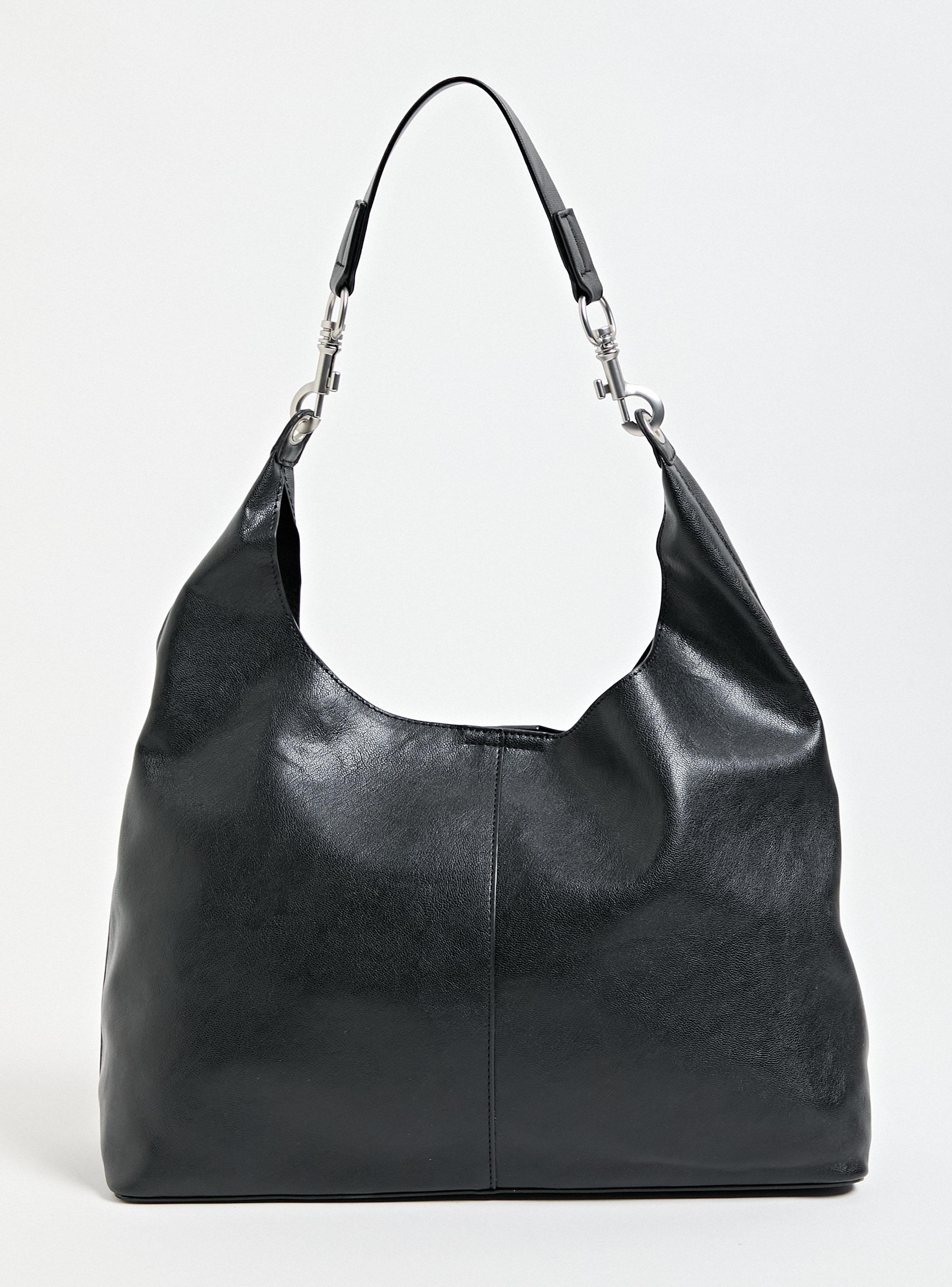 Cartera de Hombro Hobo con Detalle Mosquetón-4