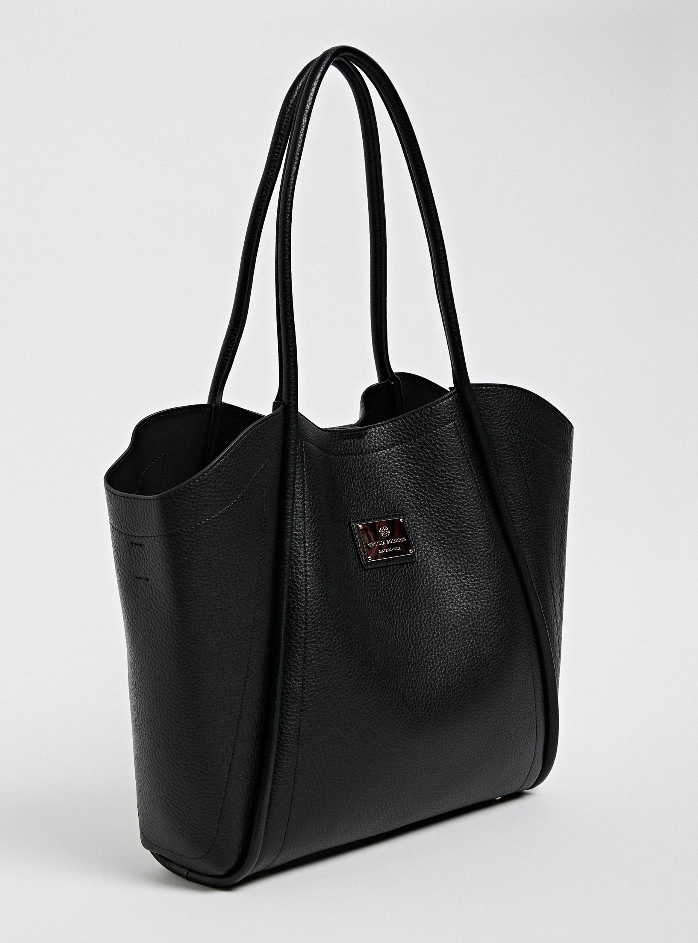 Cartera de Hombro Grande Granulado-3