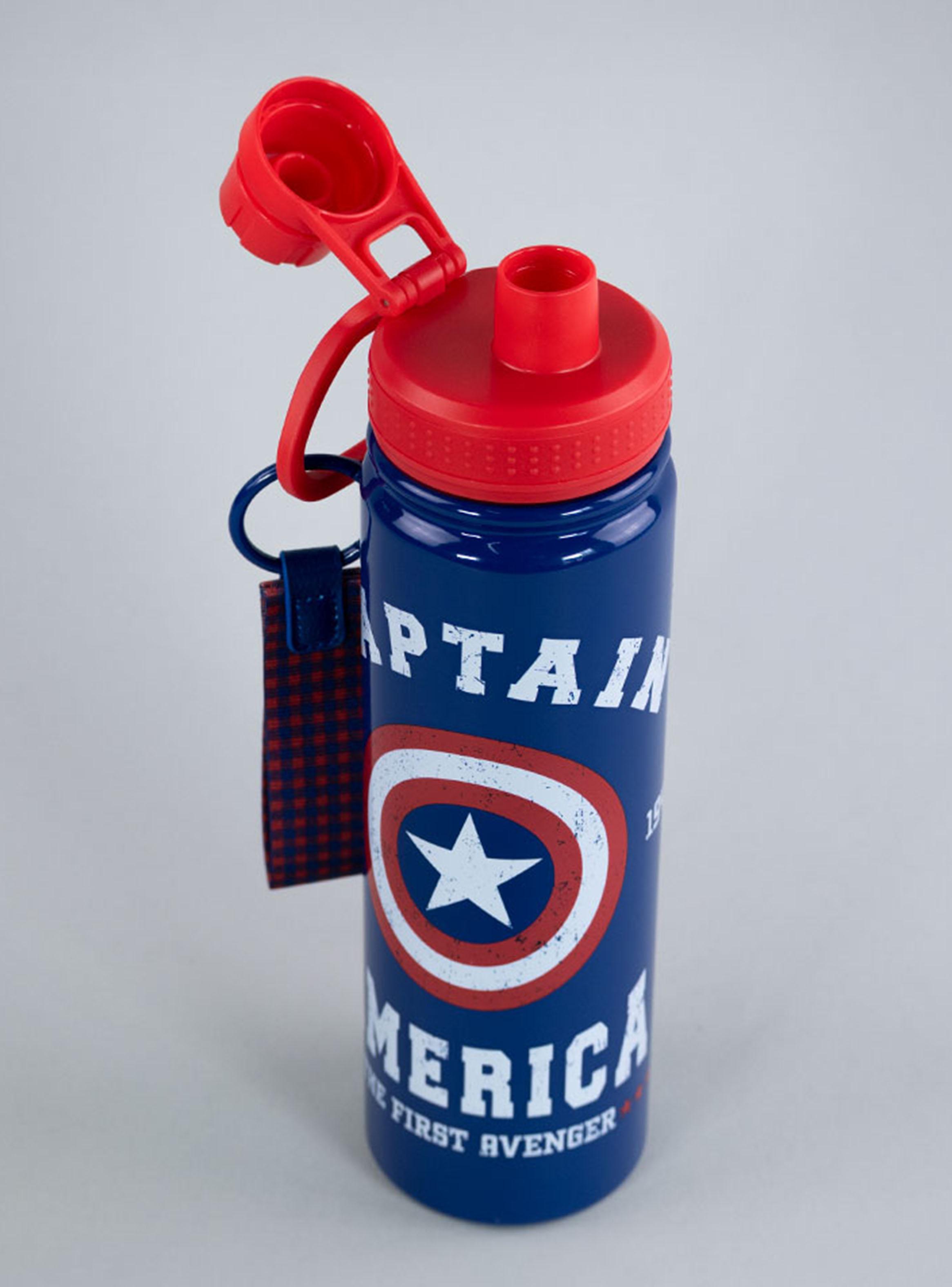 Botella para Agua Capitán Amárica Acero Inoxidable 750 ml-2