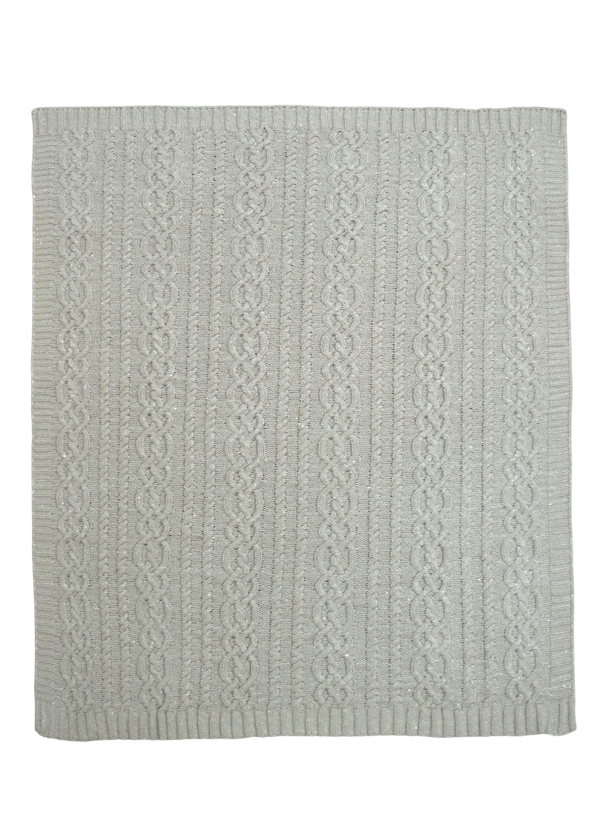 Chal Trenzado Lentejuelas 130x160 cm-3