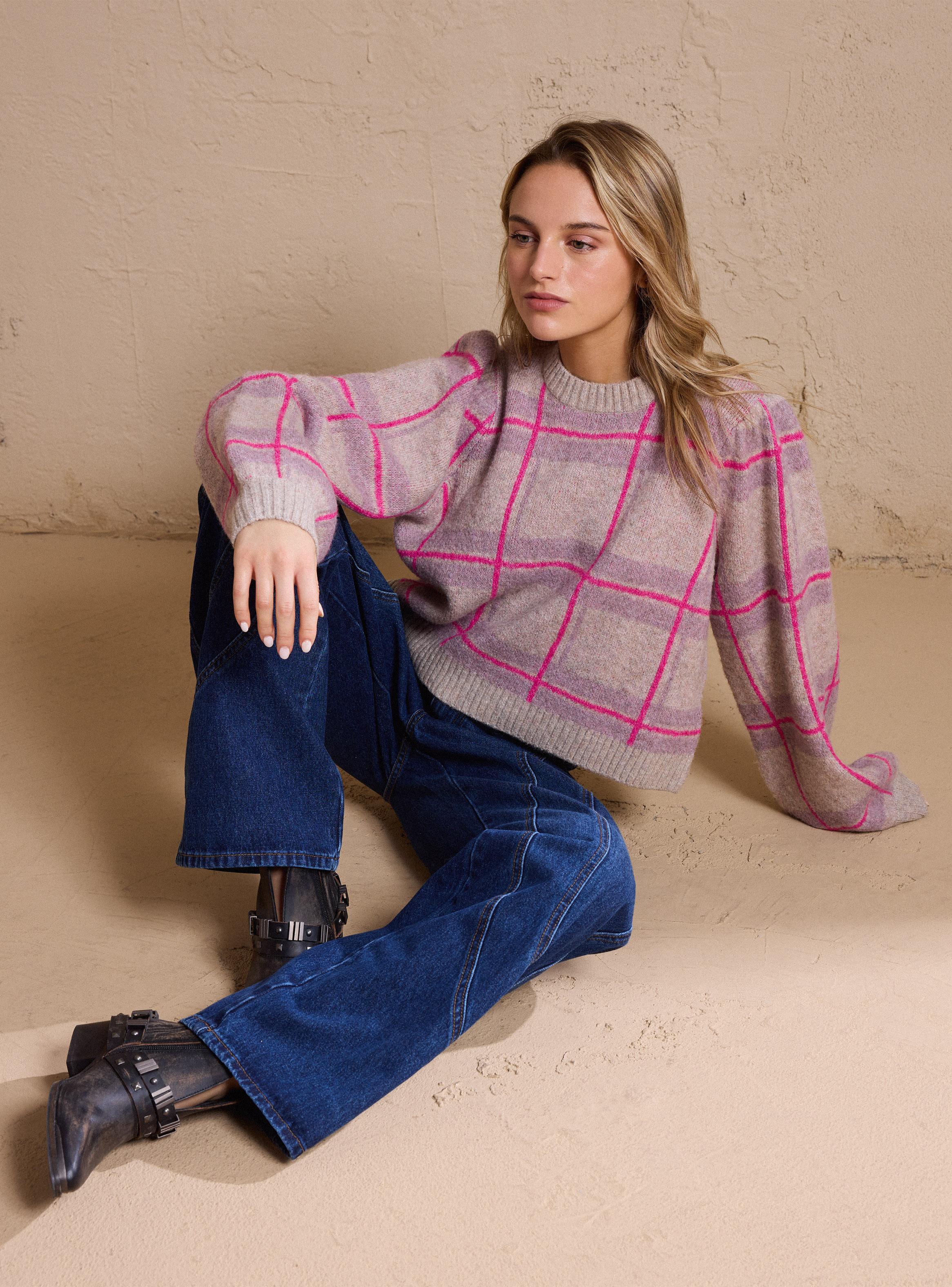 Sweater Rayas con Lurex-4