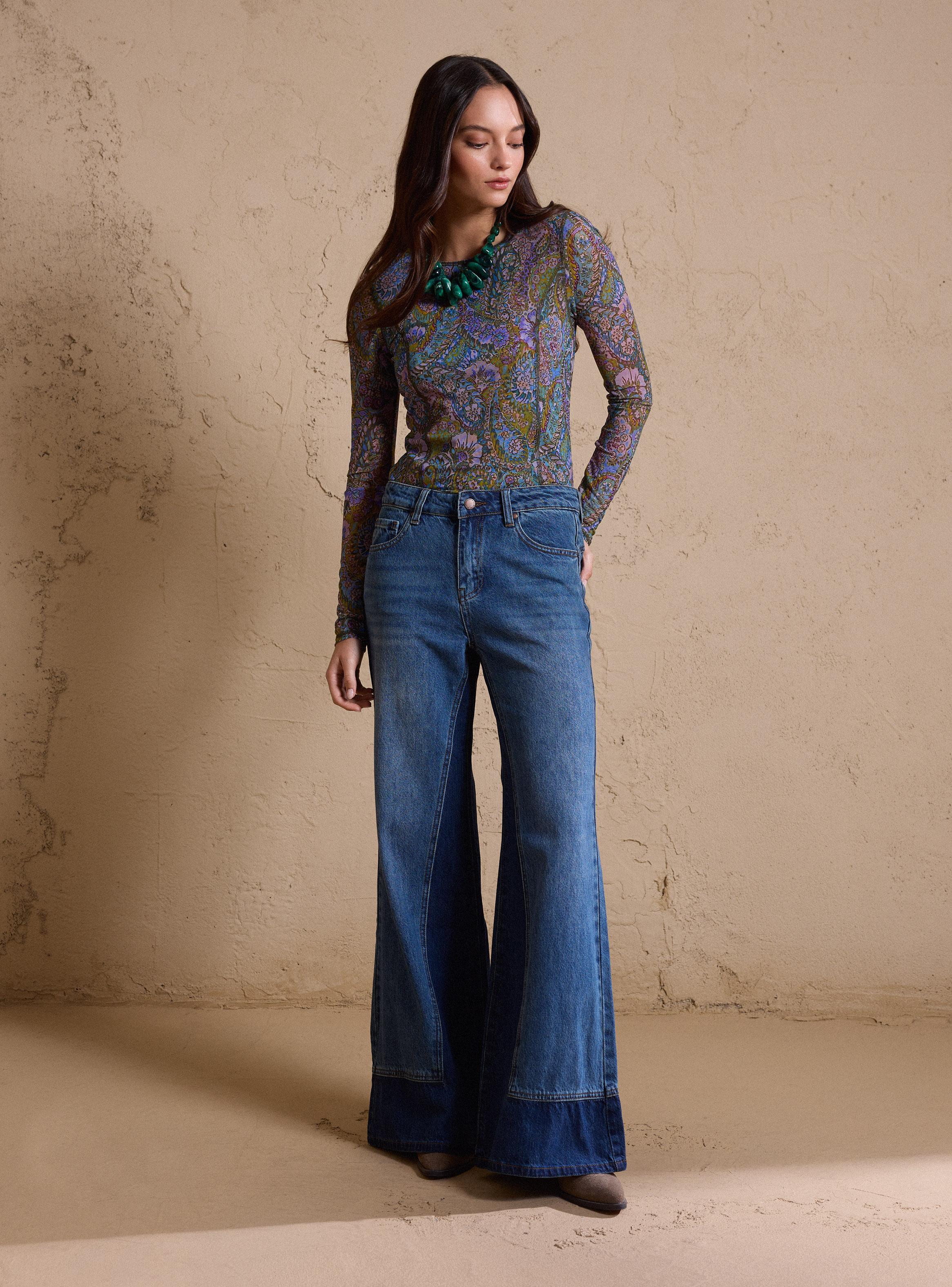Jeans Cortes Bicolor-4