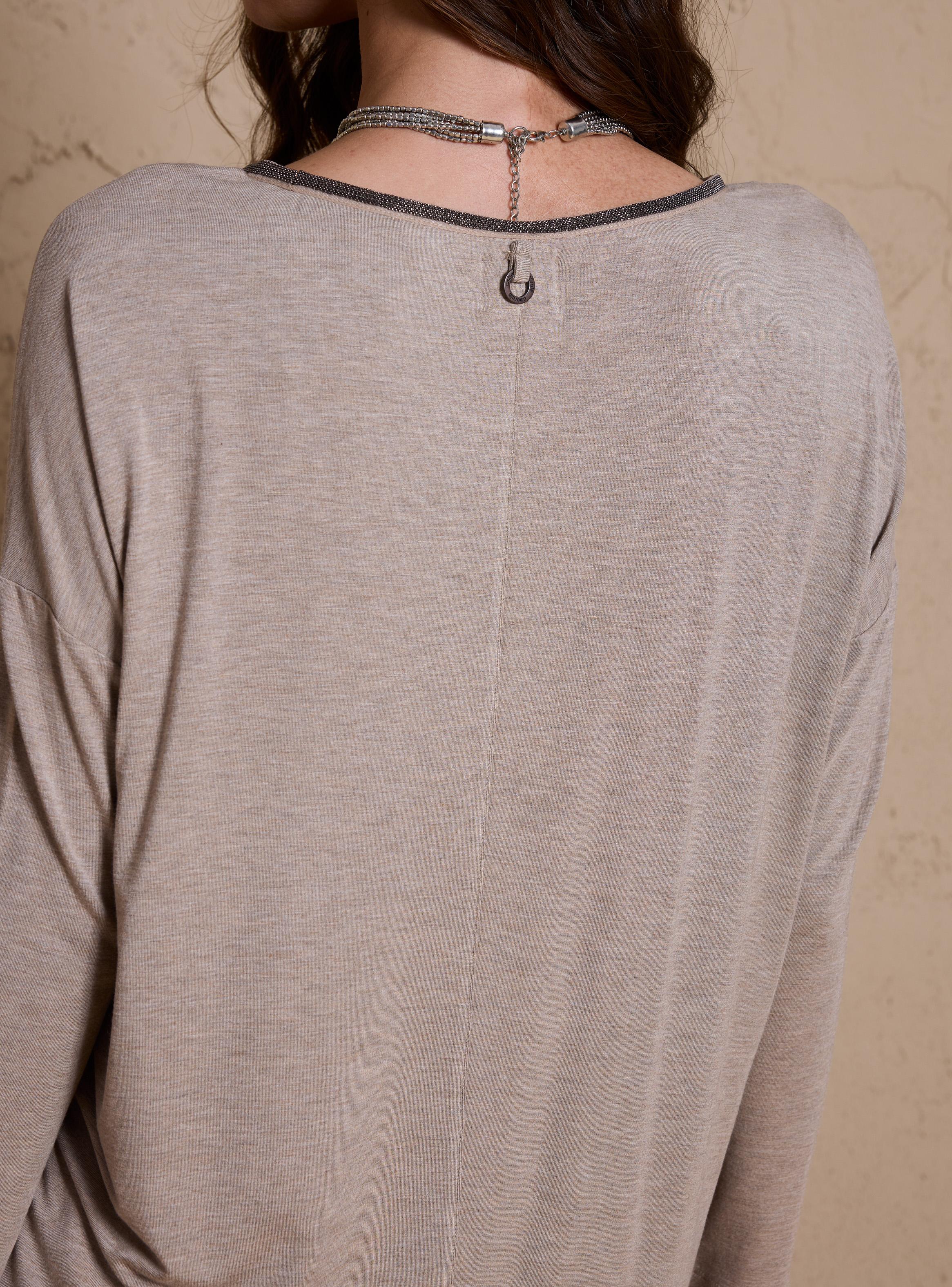 Polera Manga Larga Cuello Lurex-3