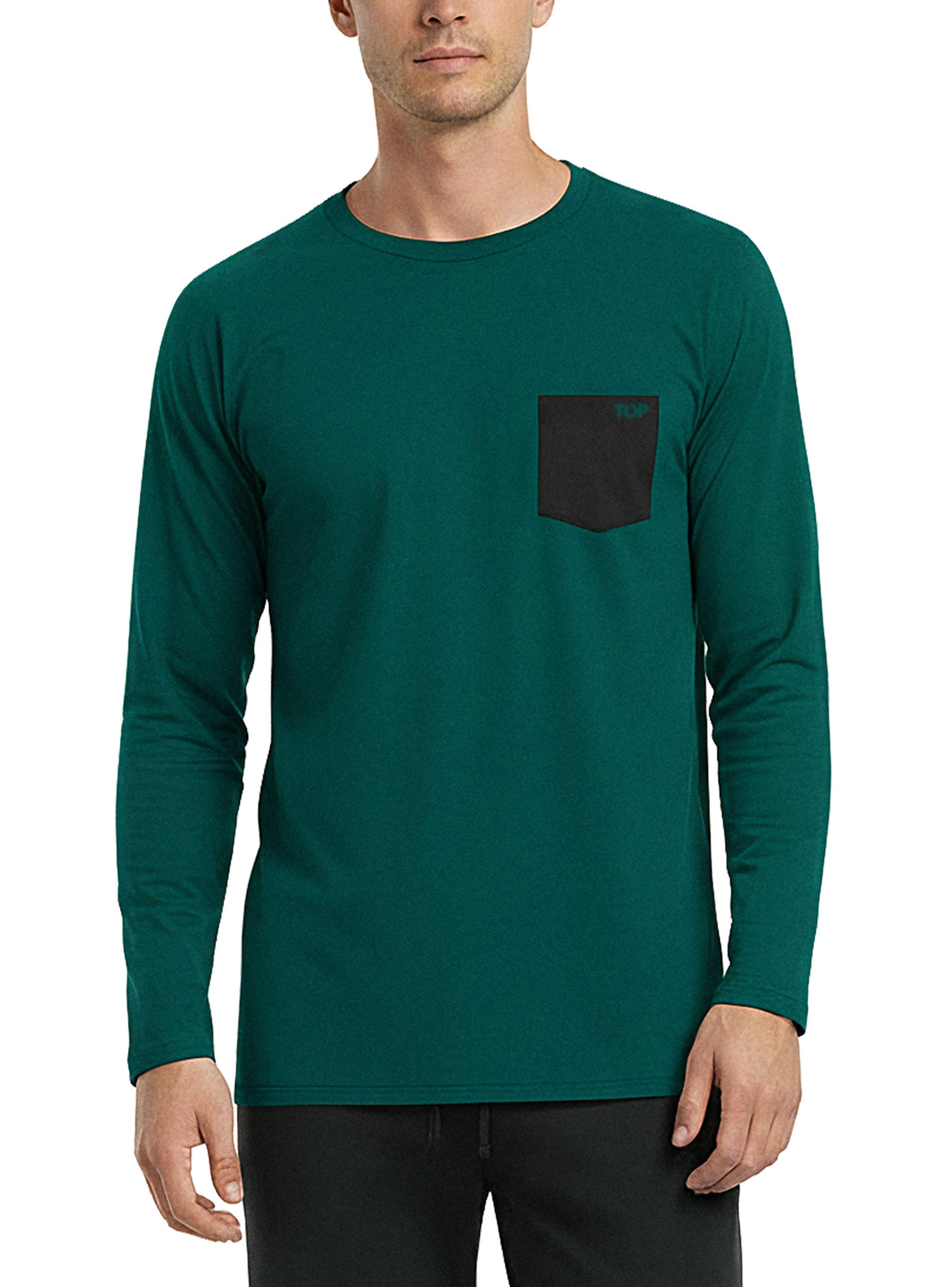 Pijama Básico Color Block Algodón-2