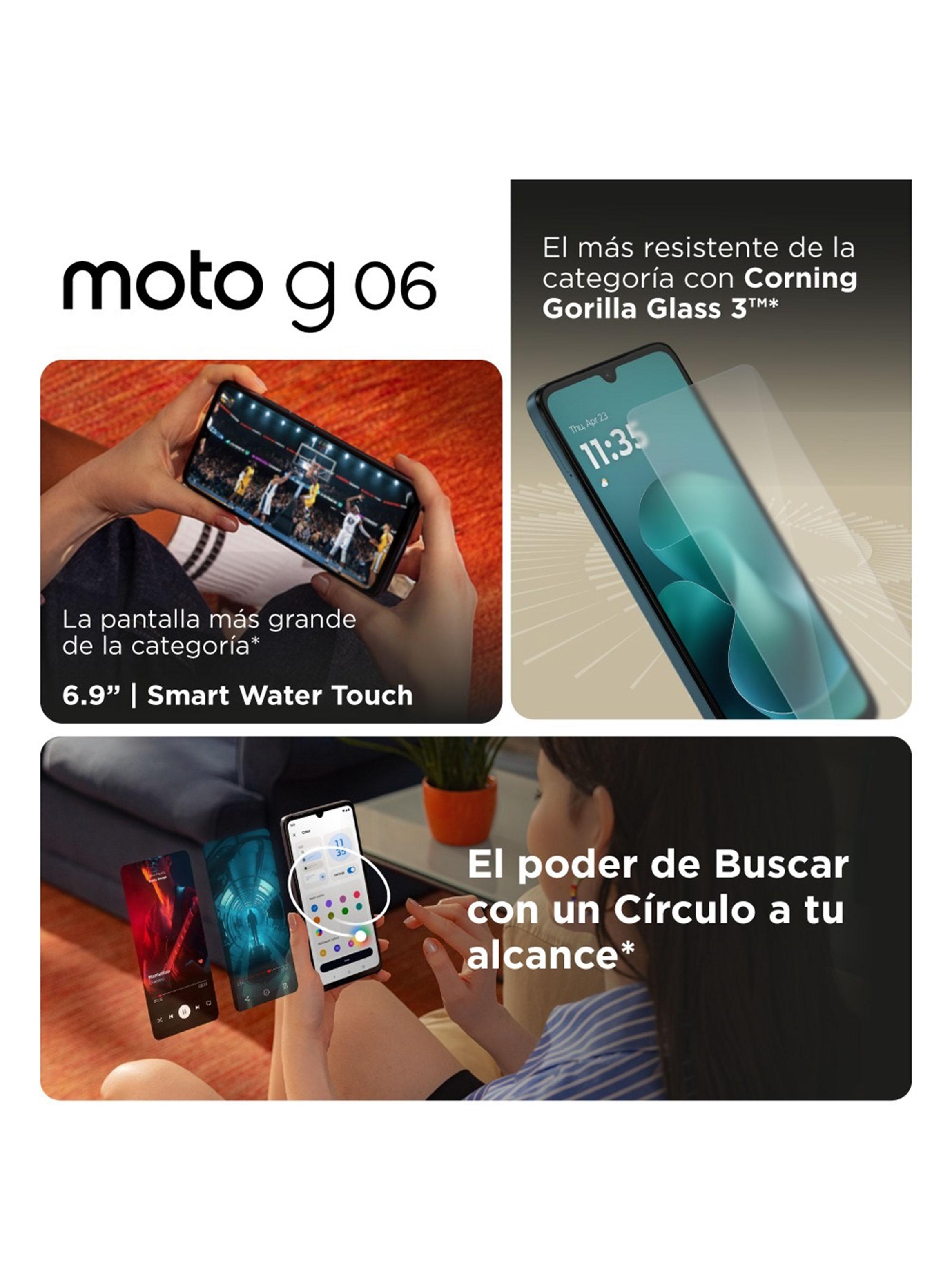 Smartphone Moto G06 128GB 6.88'' Azul Liberado-4