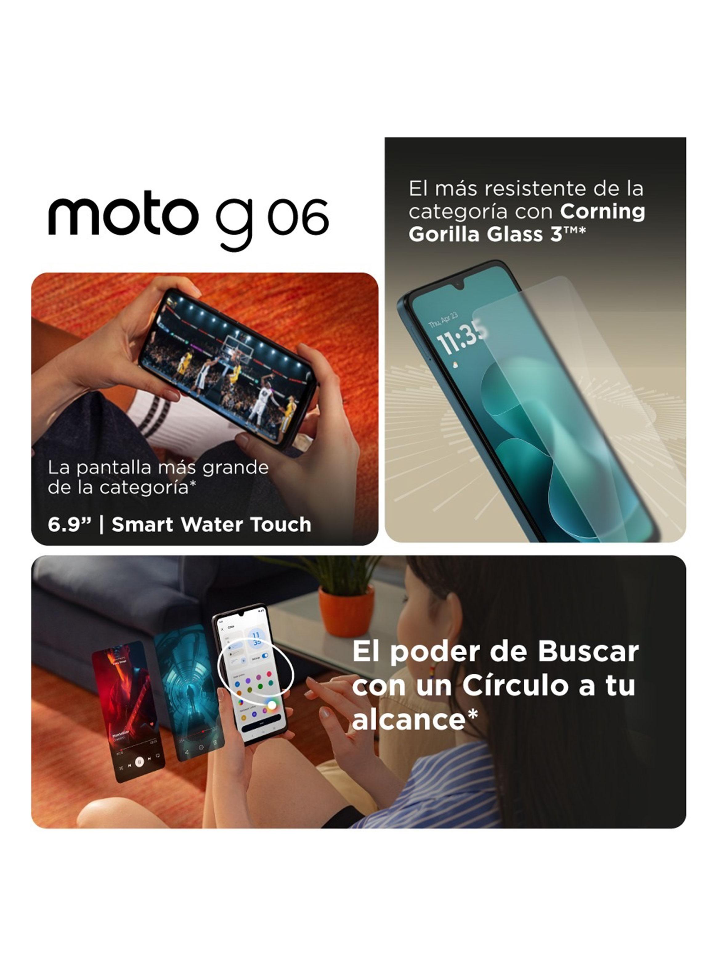 Smartphone Moto G06 256GB 6.88'' Verde Liberado-3