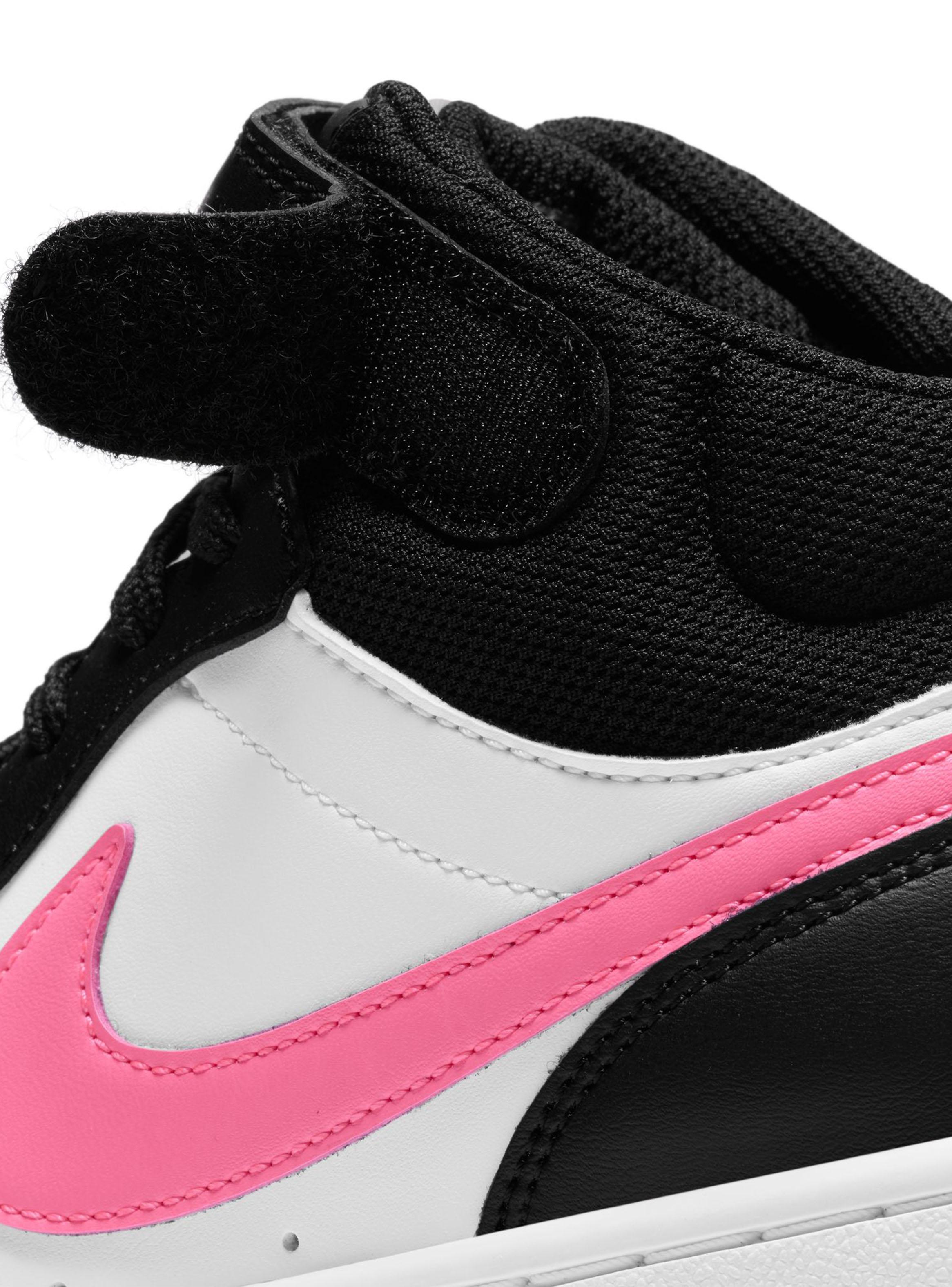 Zapatilla Urbana Caña Velcro Court Borough Mid 2 Niños-3