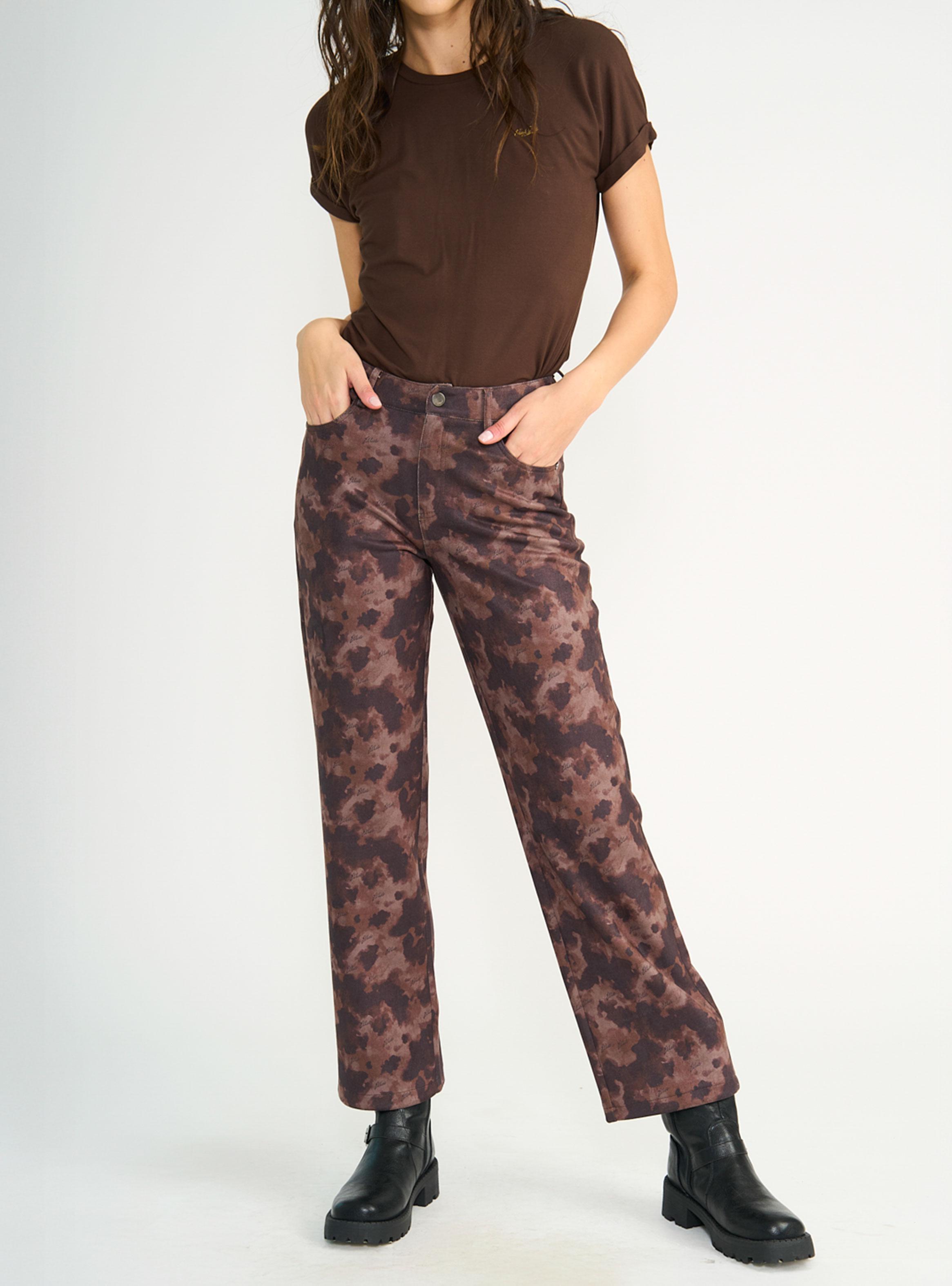 Pantalón Relaxed Suede Vaca-3