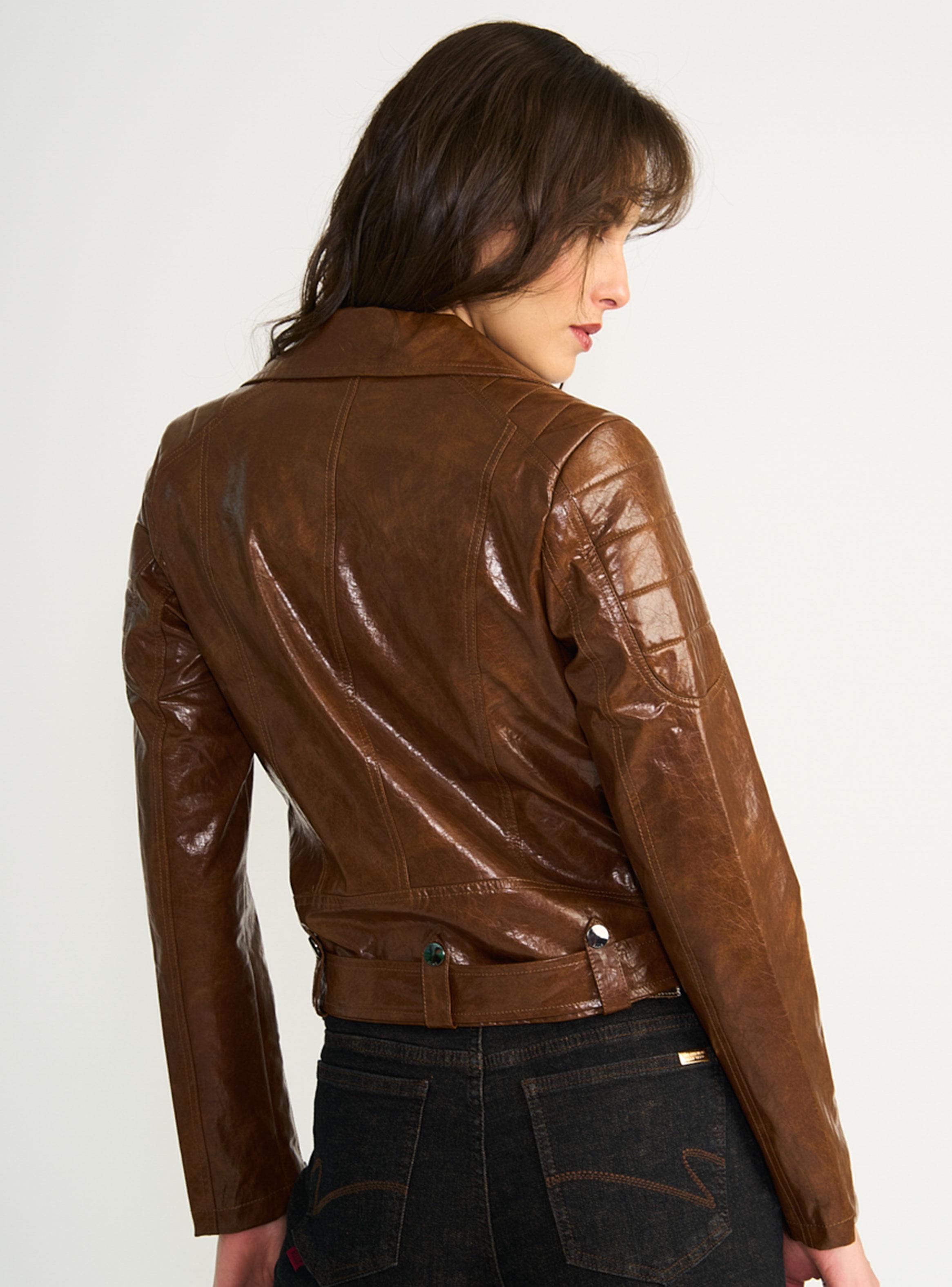 Chaqueta New Biker Canela-1